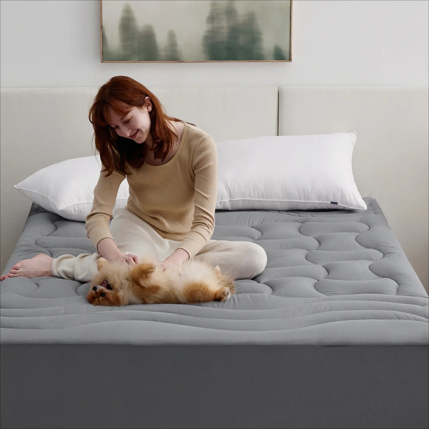 Three-Zone Waterproof Mattress Pad