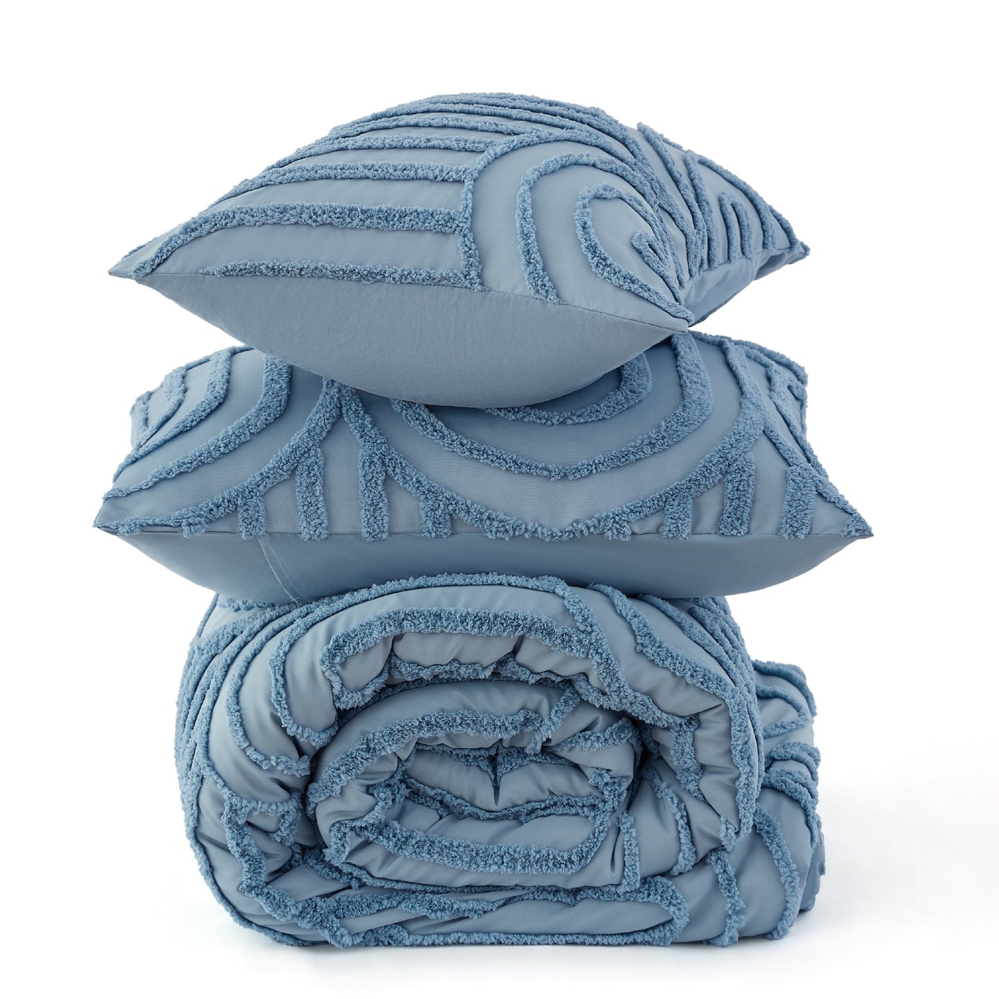 Fluffy Arch Tufted Comforter Set