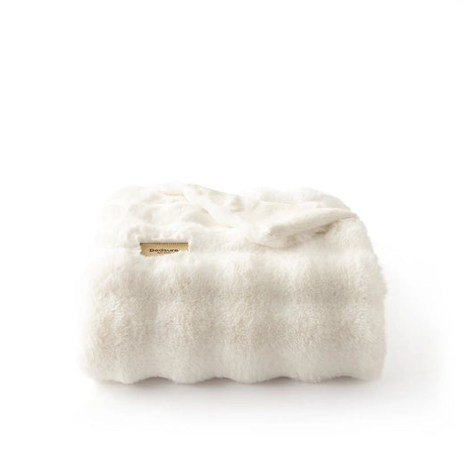 Bubble Faux Fur Blanket