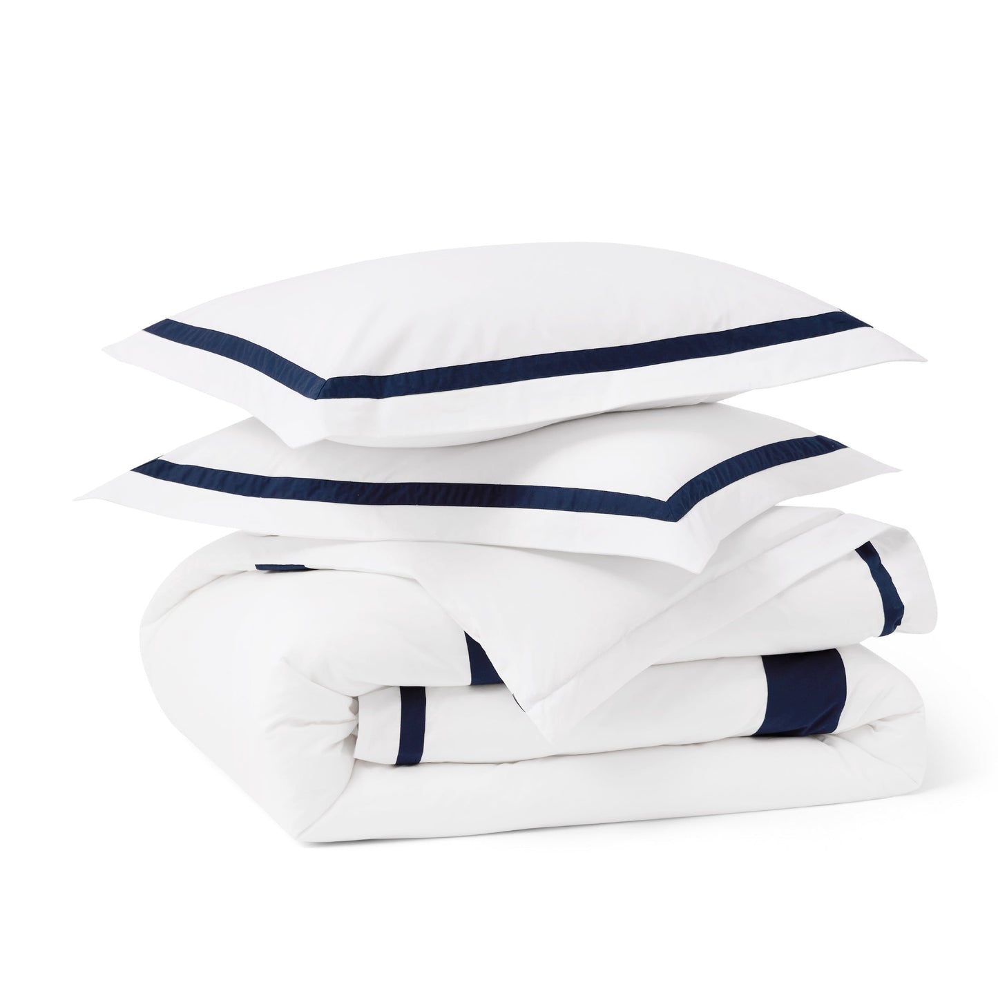 PureWovenTM Cotton Embroidered Hotel Duvet Cover Set
