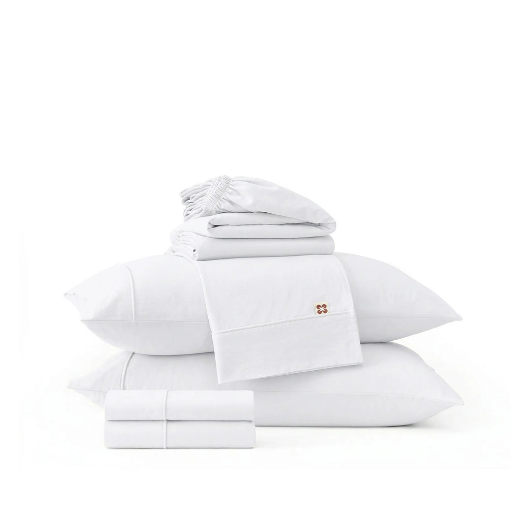 PureWovenTM 6-Piece Washed Cotton Sheet Set