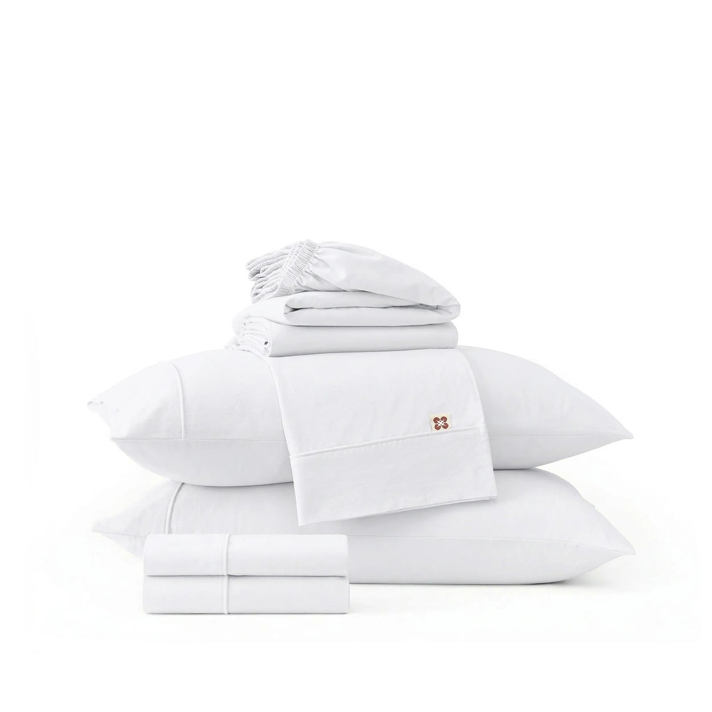 PureWovenTM 6-Piece Washed Cotton Sheet Set