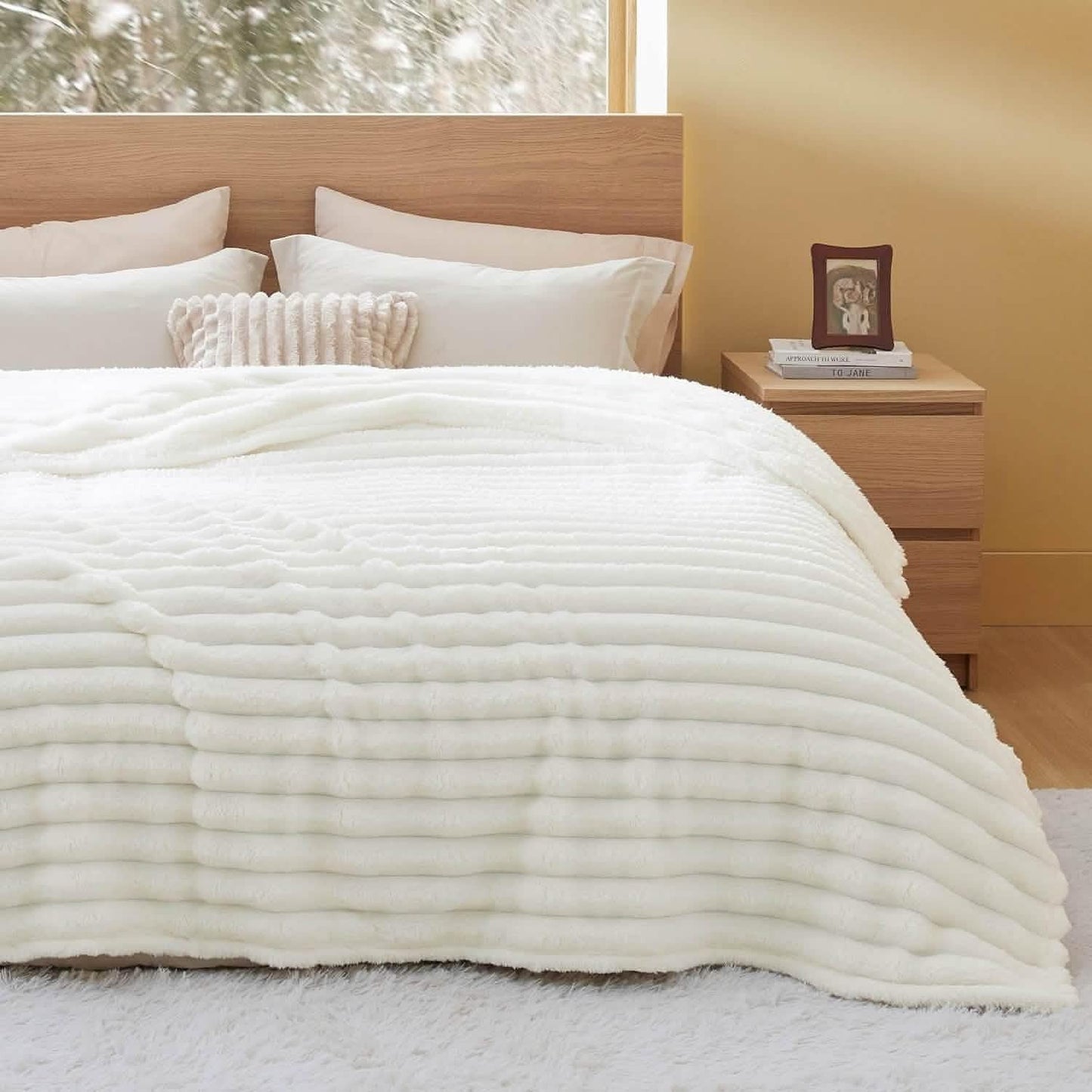 Luxplush Striped Blanket
