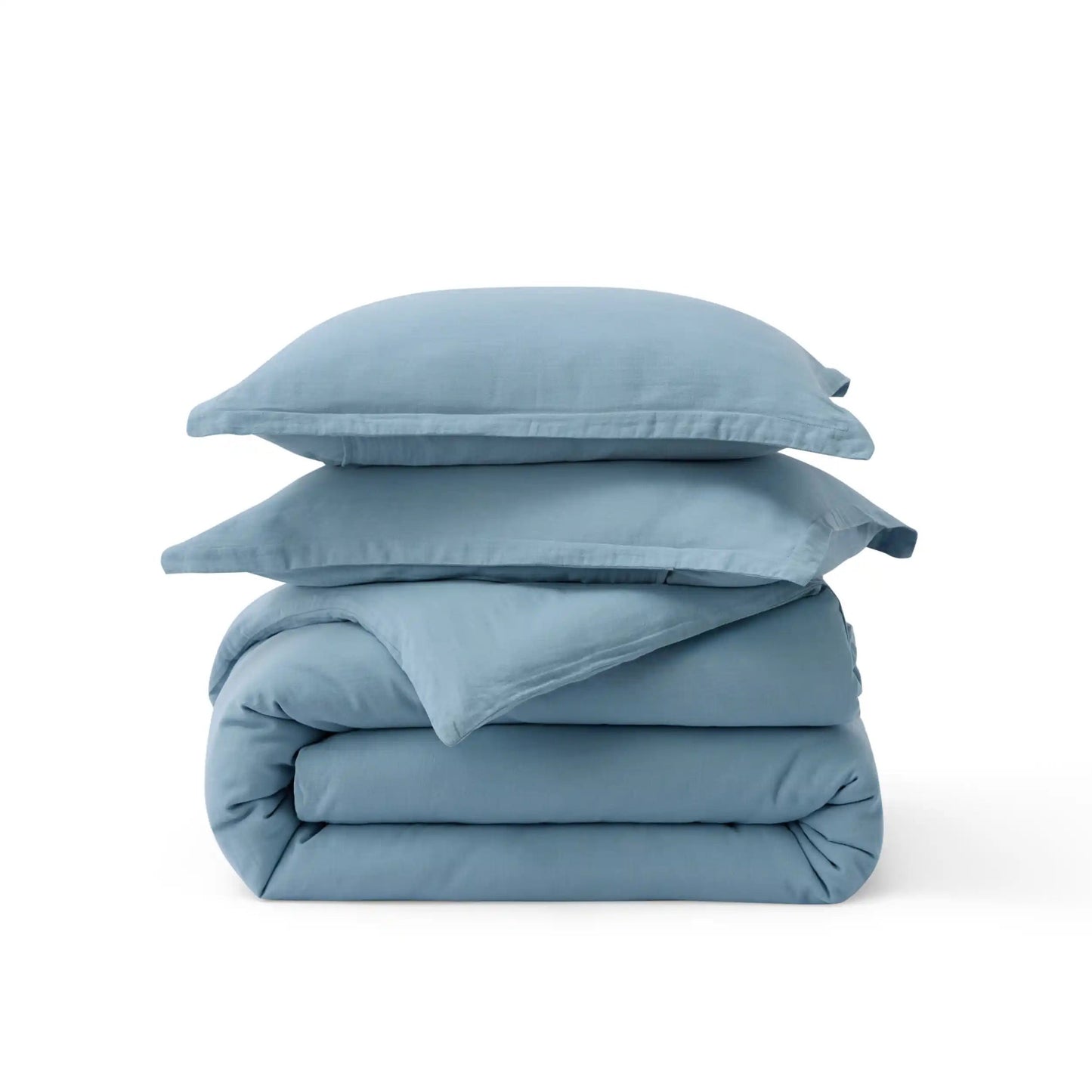 PureWovenTM 100% Muslin Duvet Cover Set