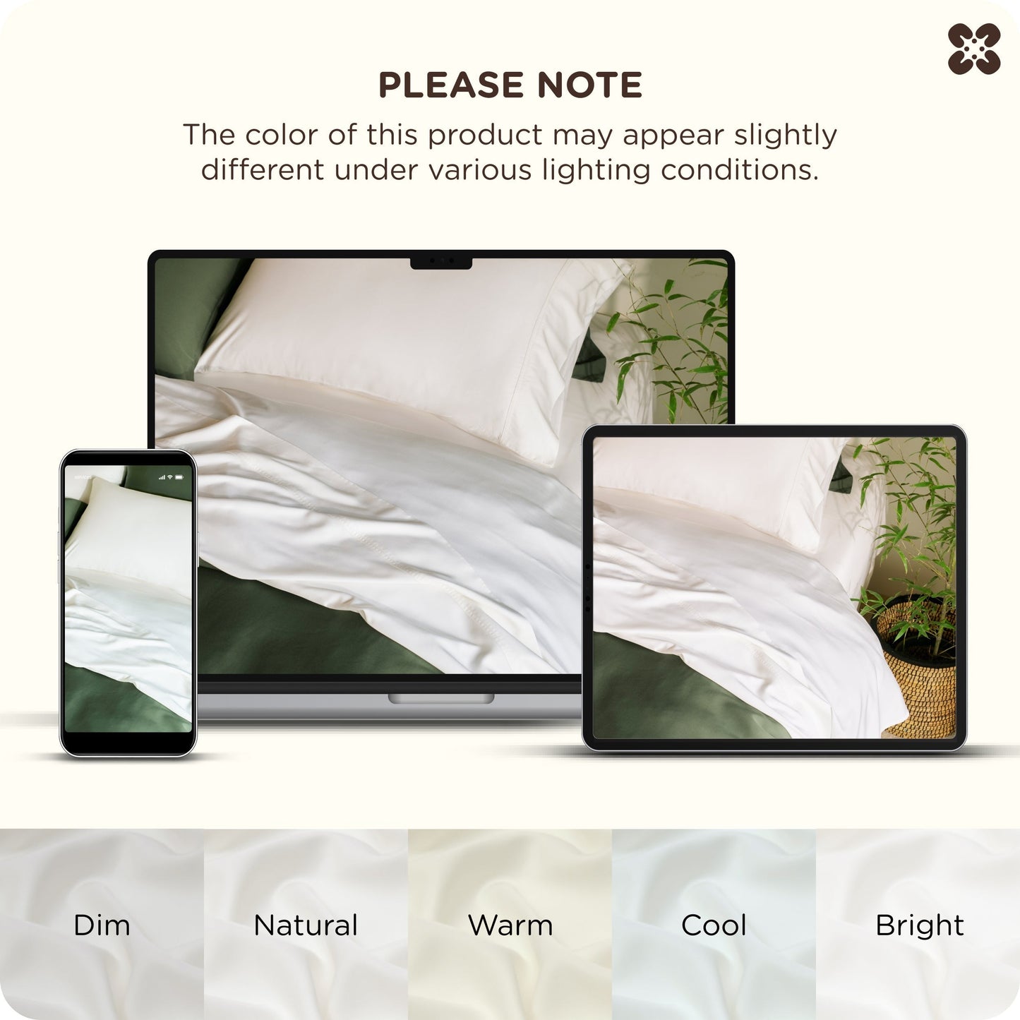 PureWovenTM Organically Grown Bamboo Viscose Sheet Set