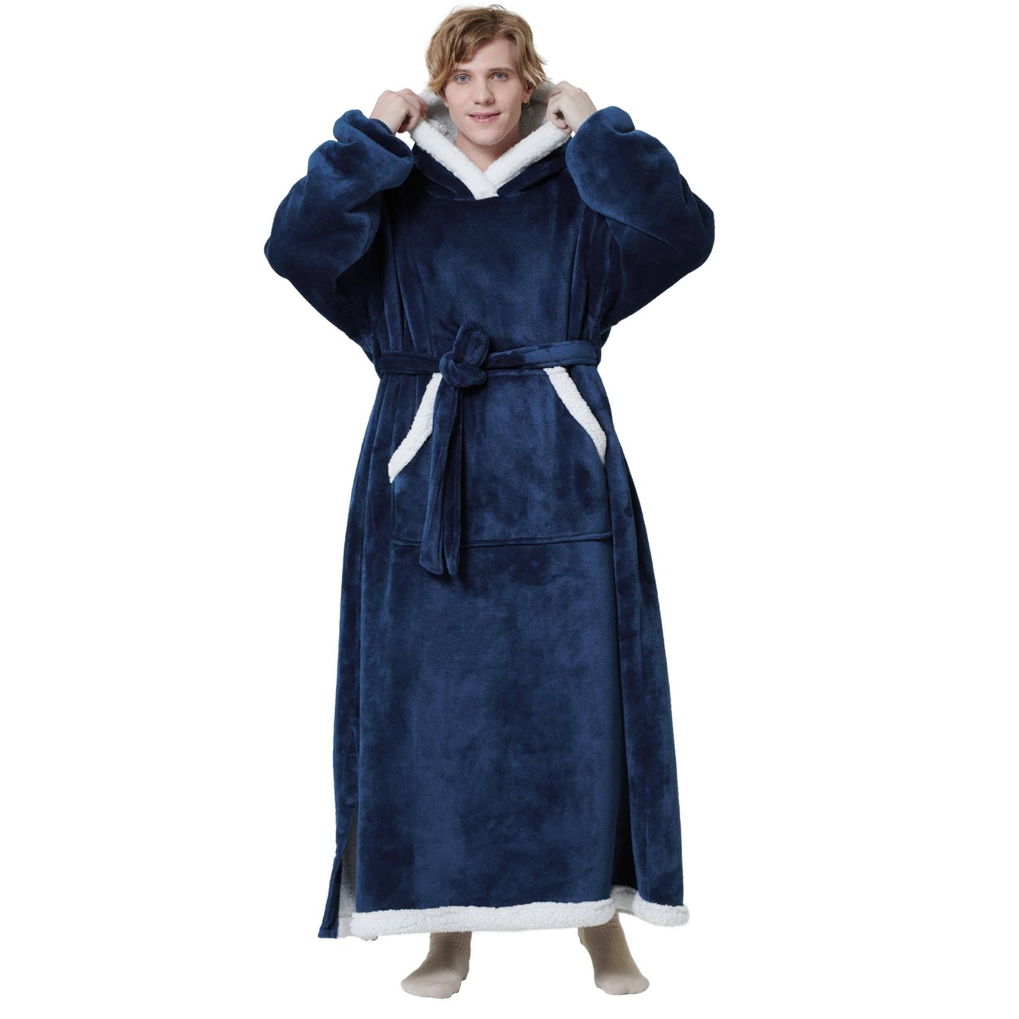 Sherpa Fleece Blanket Hoodie