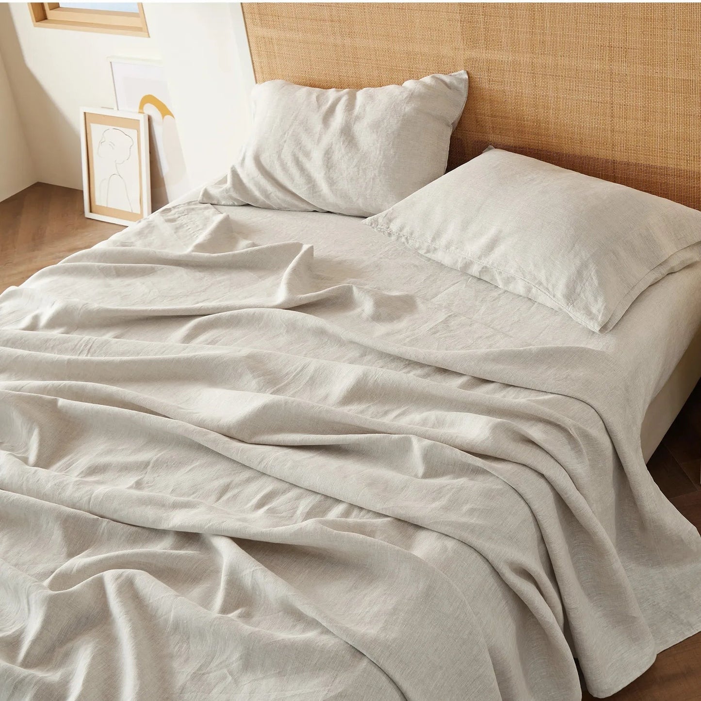 Cotton-Linen Blend Sheet Set