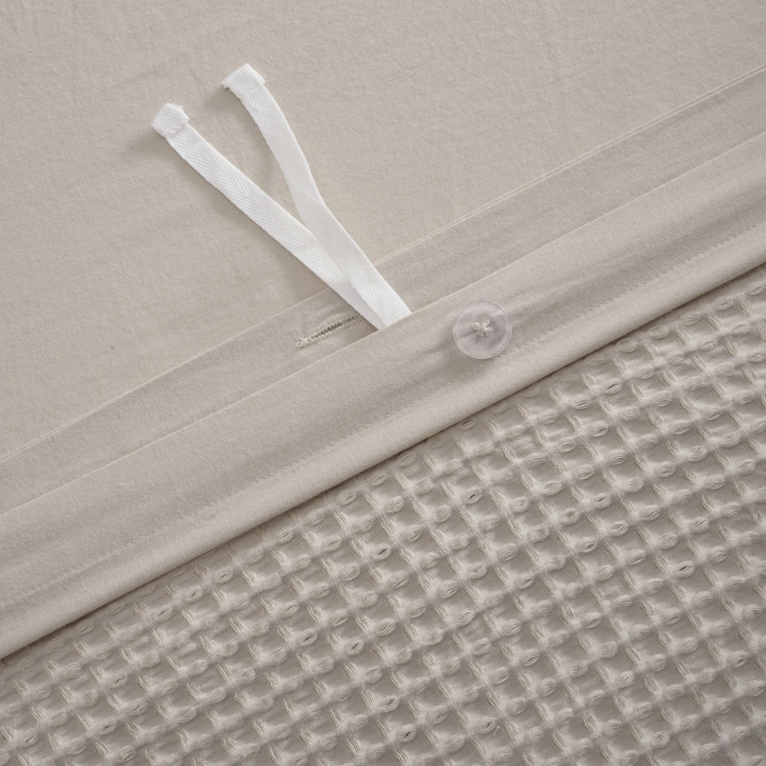 PureWovenTM Cotton Waffle Weave Duvet Cover