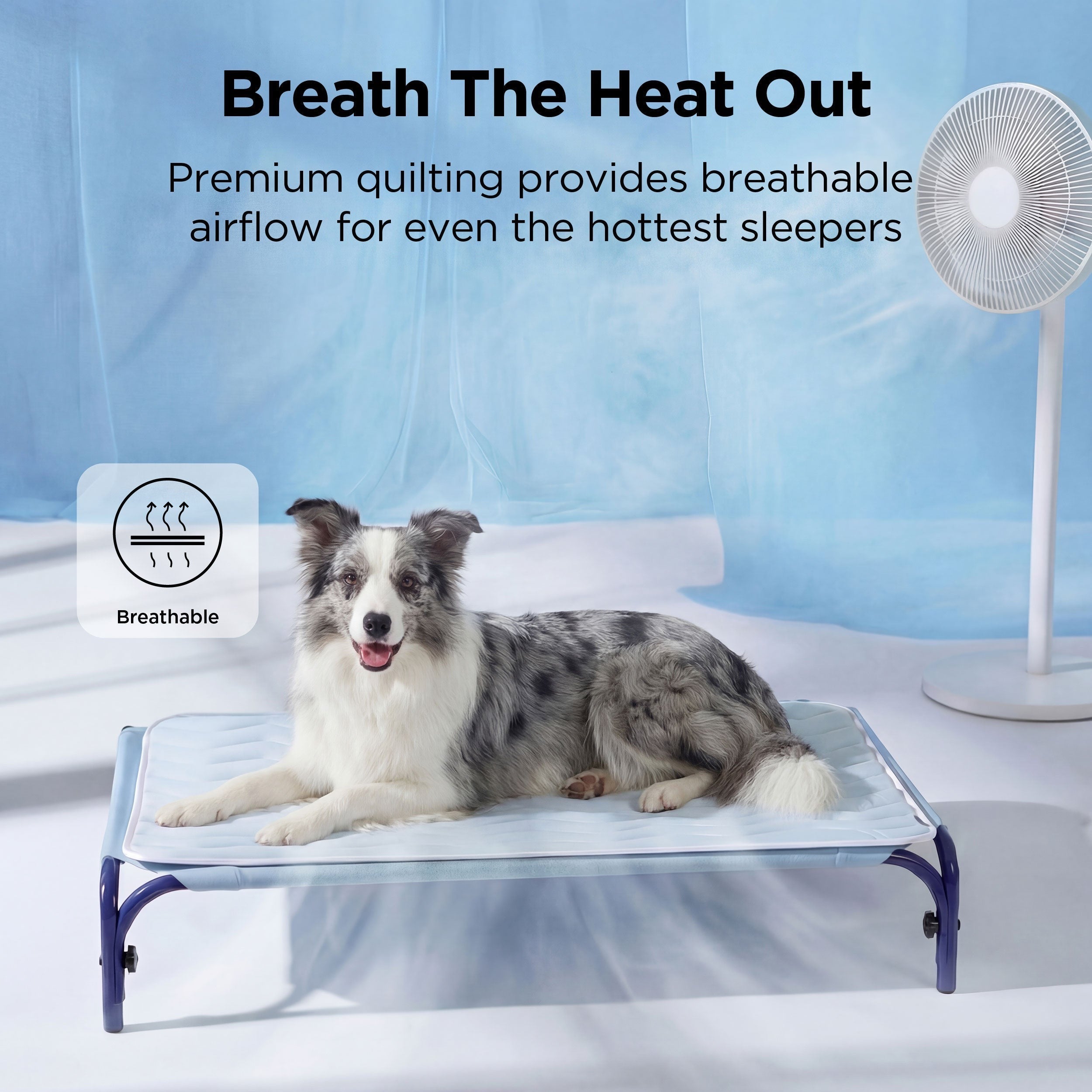 Wave Cooling Dog Mat