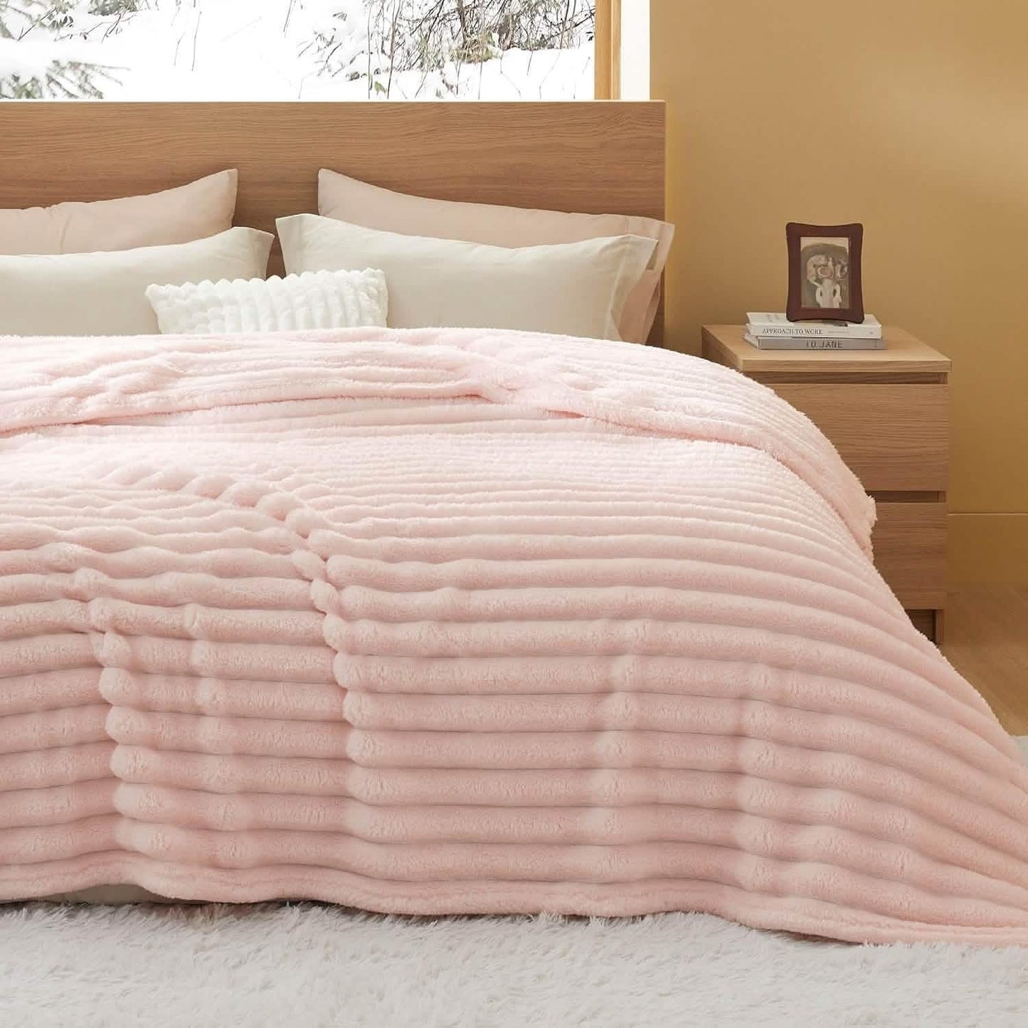 Luxplush Striped Blanket
