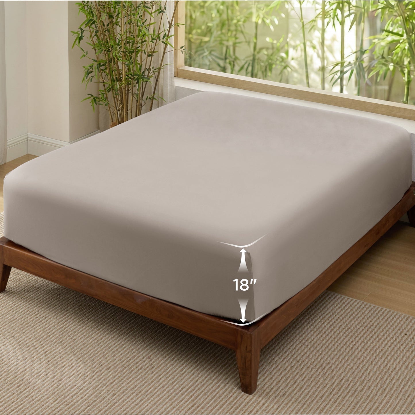 Rayon Derived From Bamboo Fitted Sheet