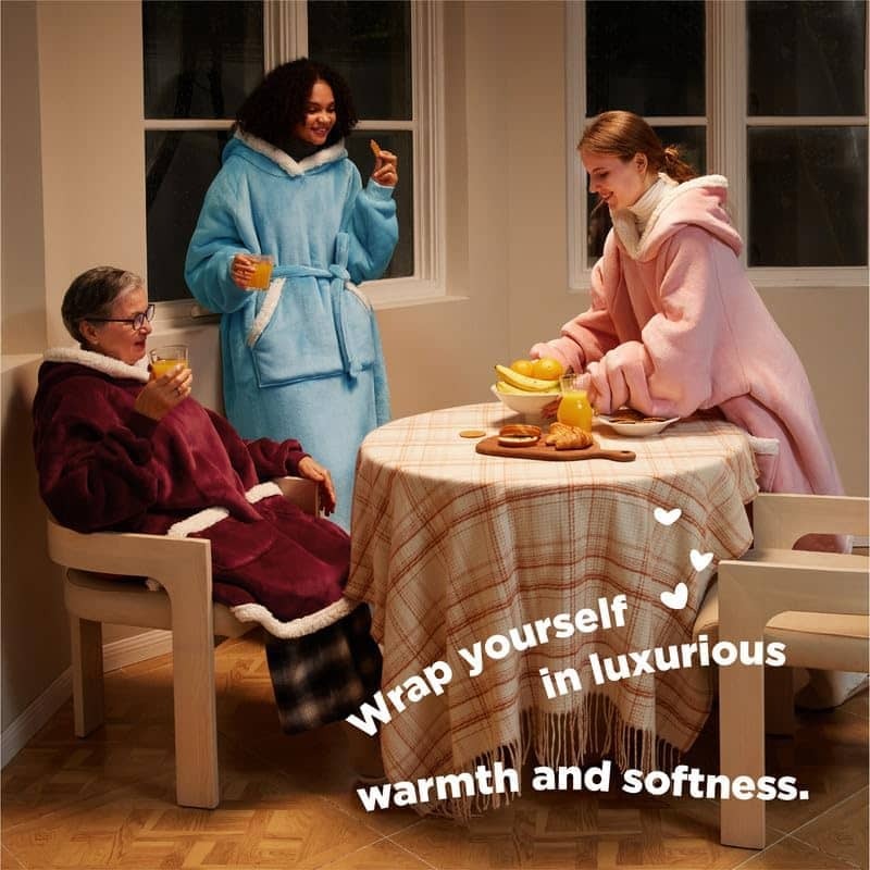 Sherpa Fleece Blanket Hoodie