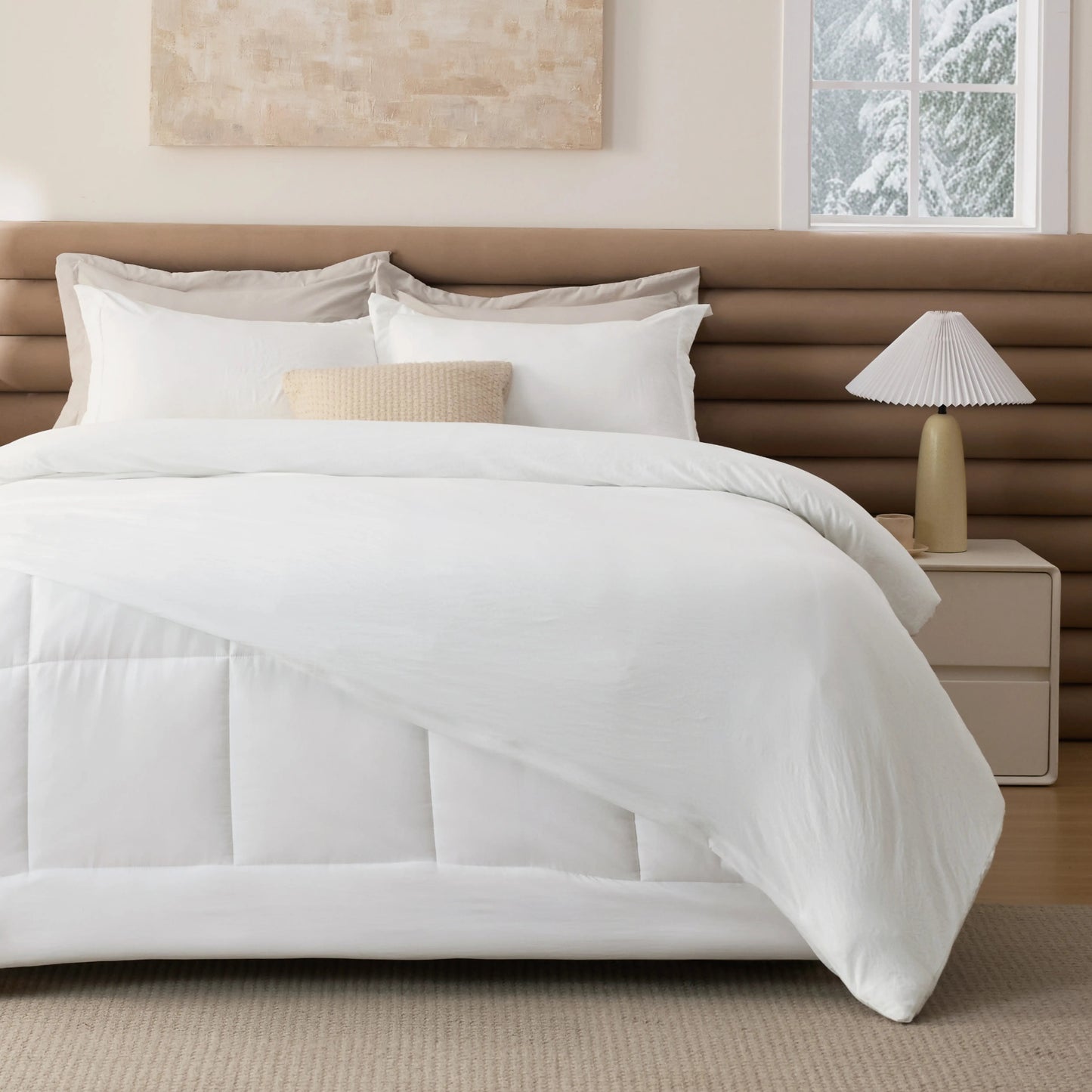 Prewashed Cotton-like Down Alternative Bed-in-a-bag