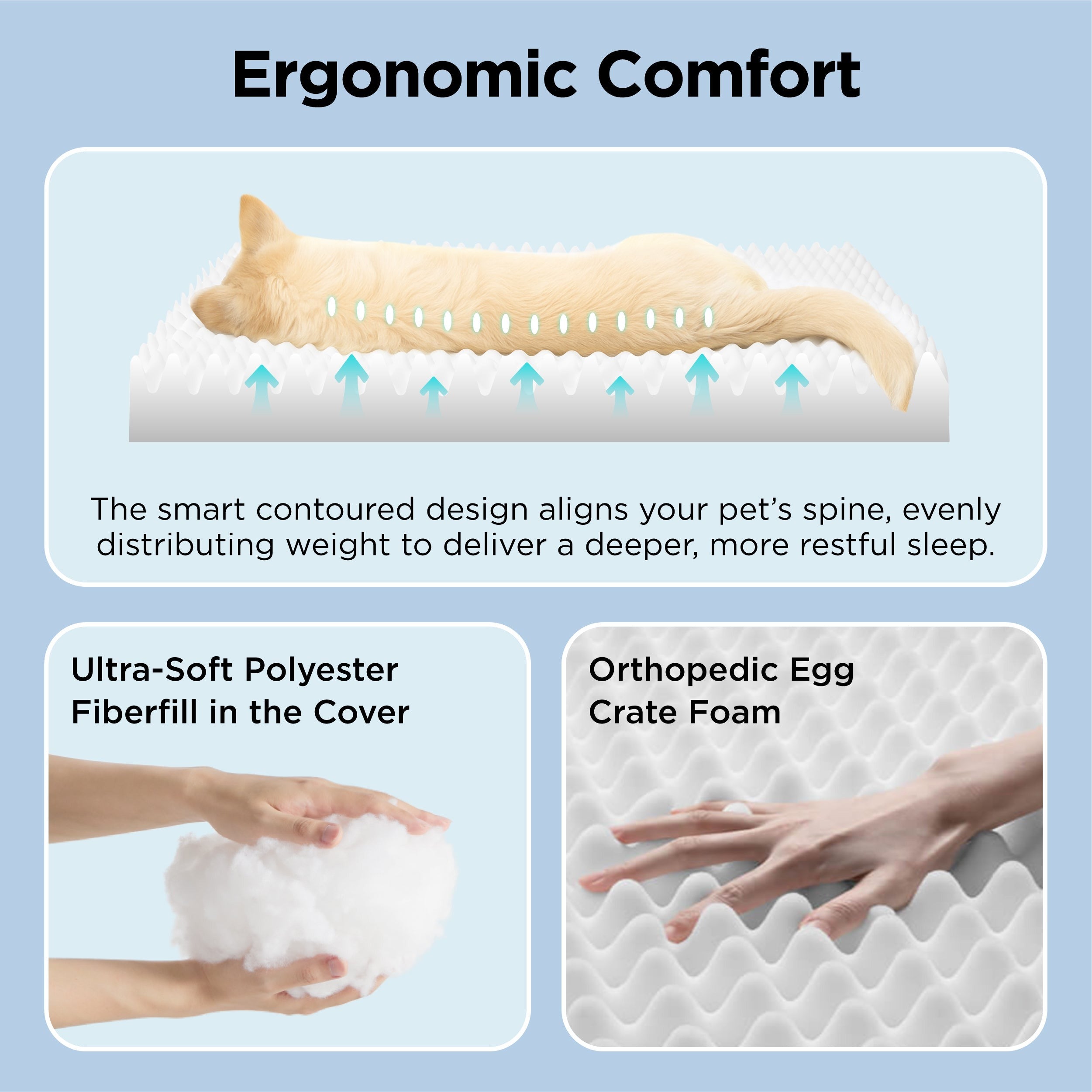 Orthopedic Cooling Dog Bed
