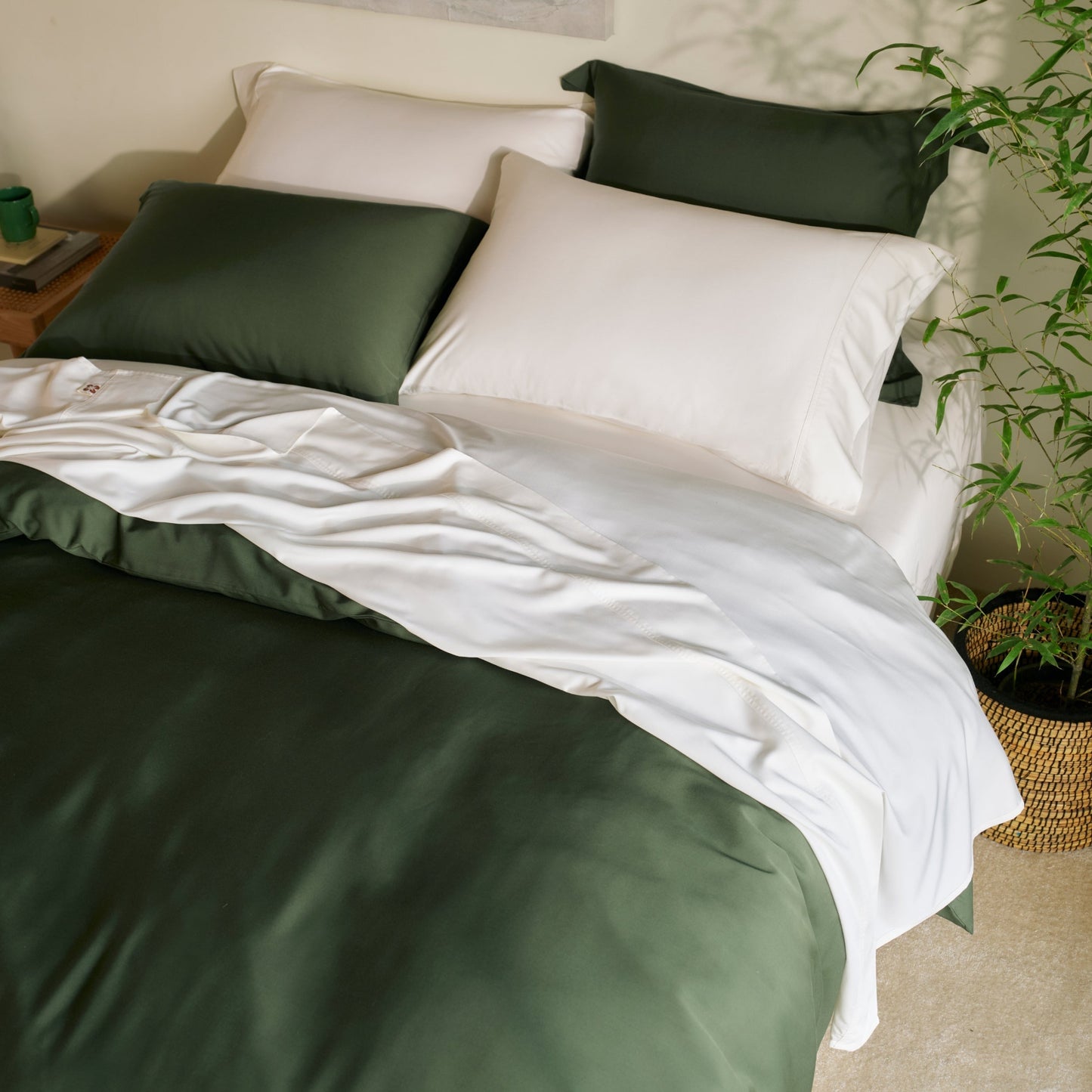 PureWovenTM Organically Grown Bamboo Viscose Sheet Set