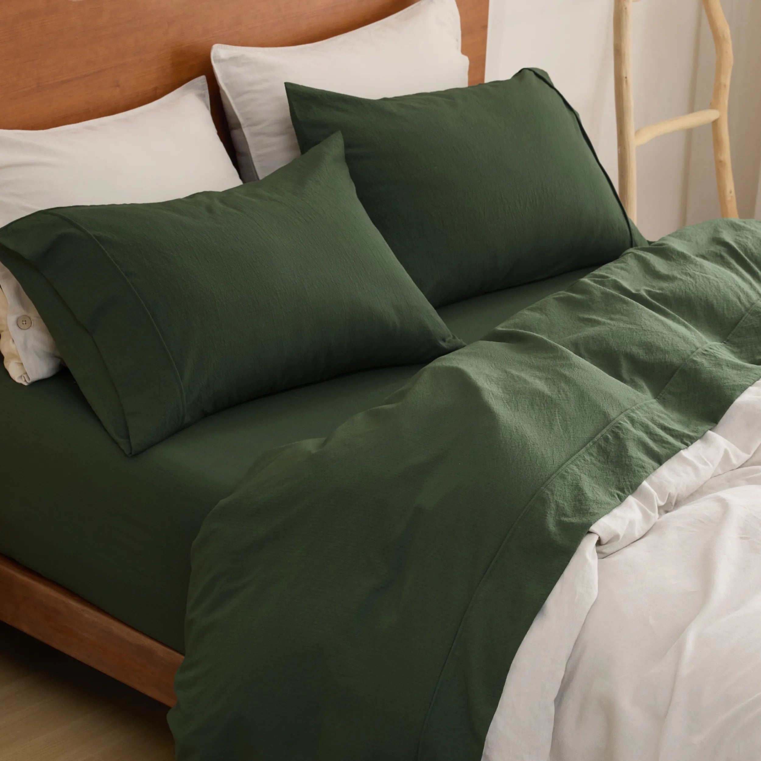 Cotton-Like Striped Sheet Sets