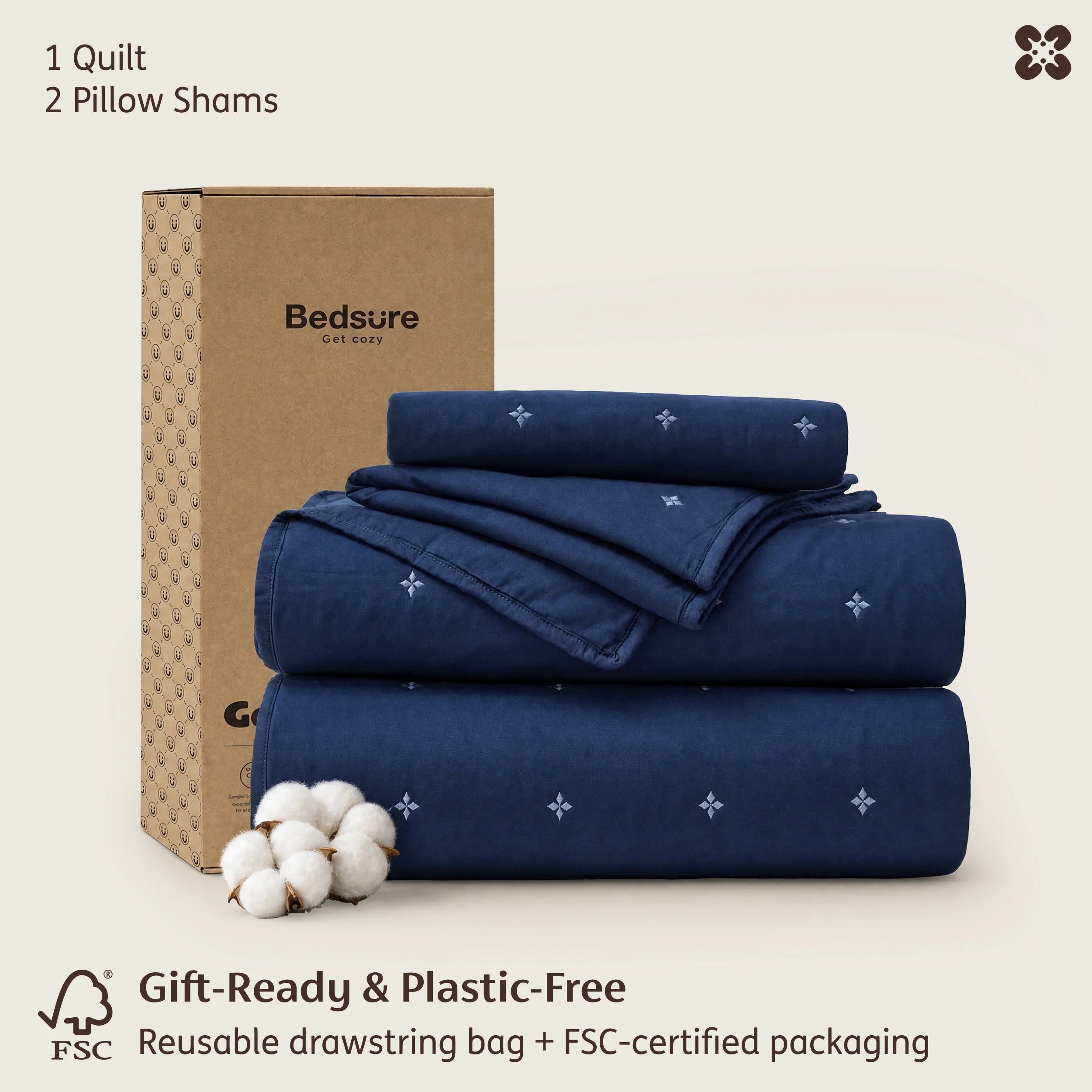 Cotton Clover Quilt Set