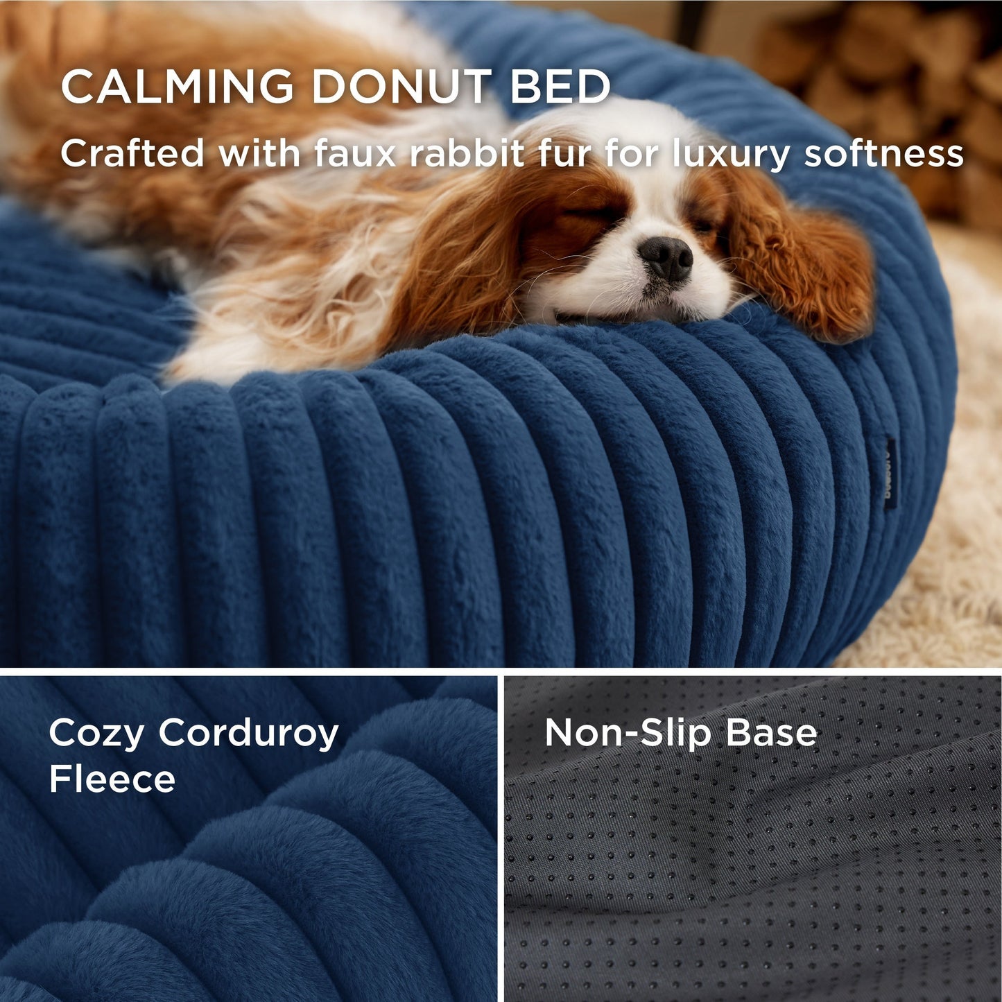 ComfyFleeceTM Donut Dog Bed