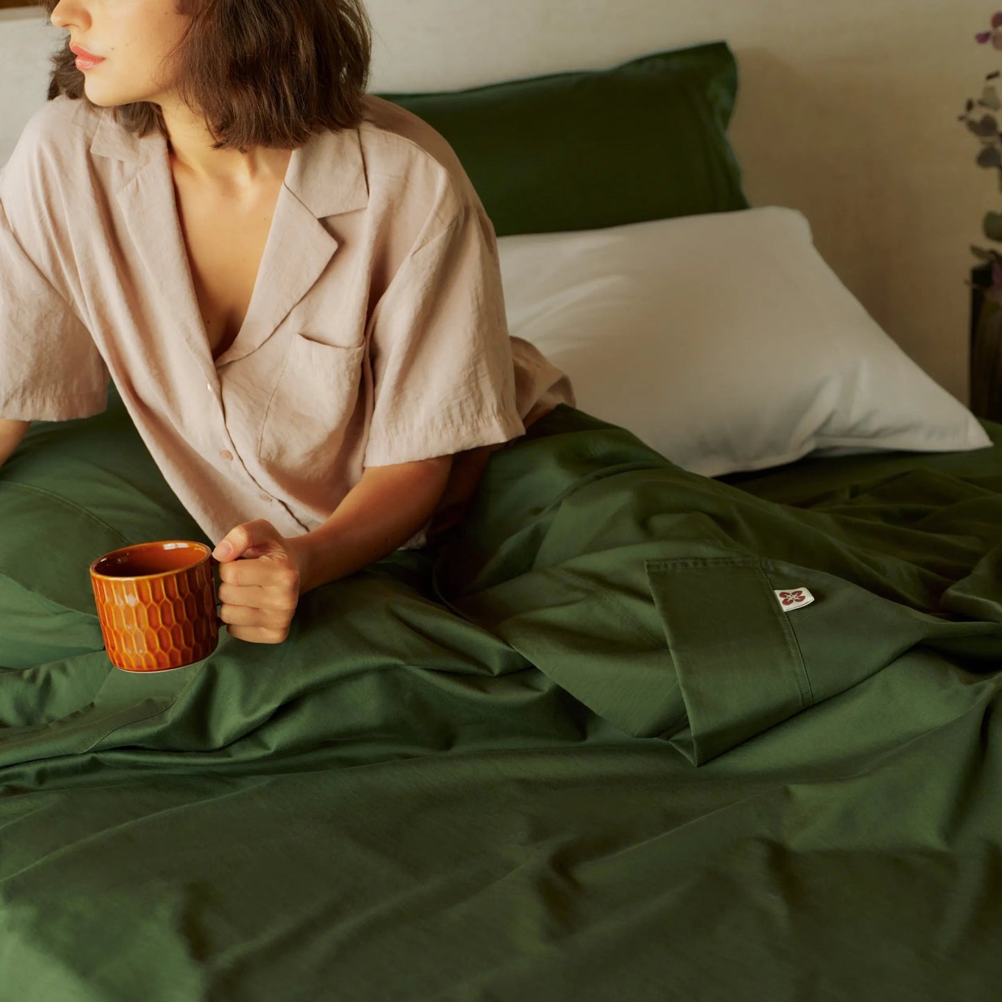 PureWovenTM Organic Cotton Sheet Set