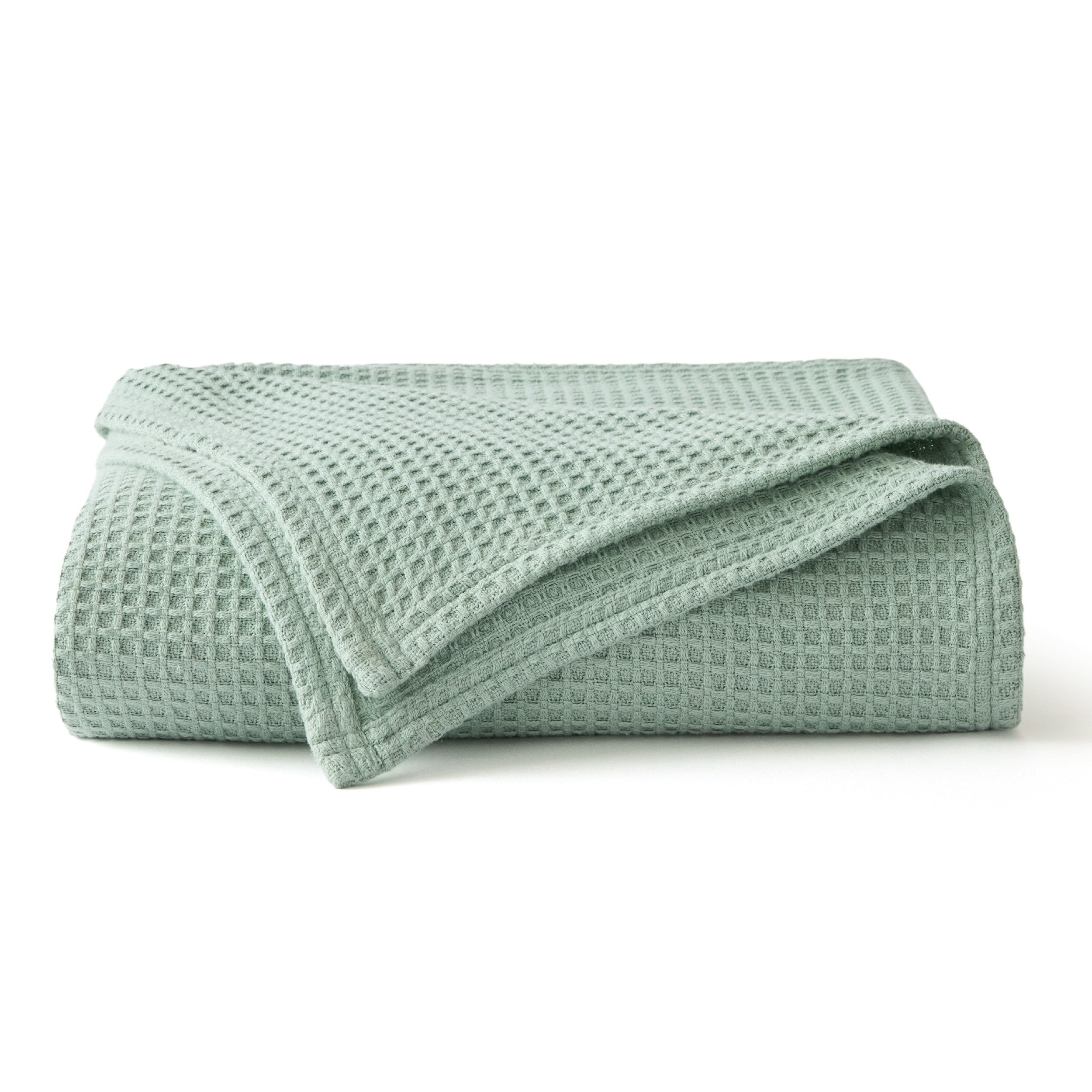 Pure Cotton Basket Weave Blanket