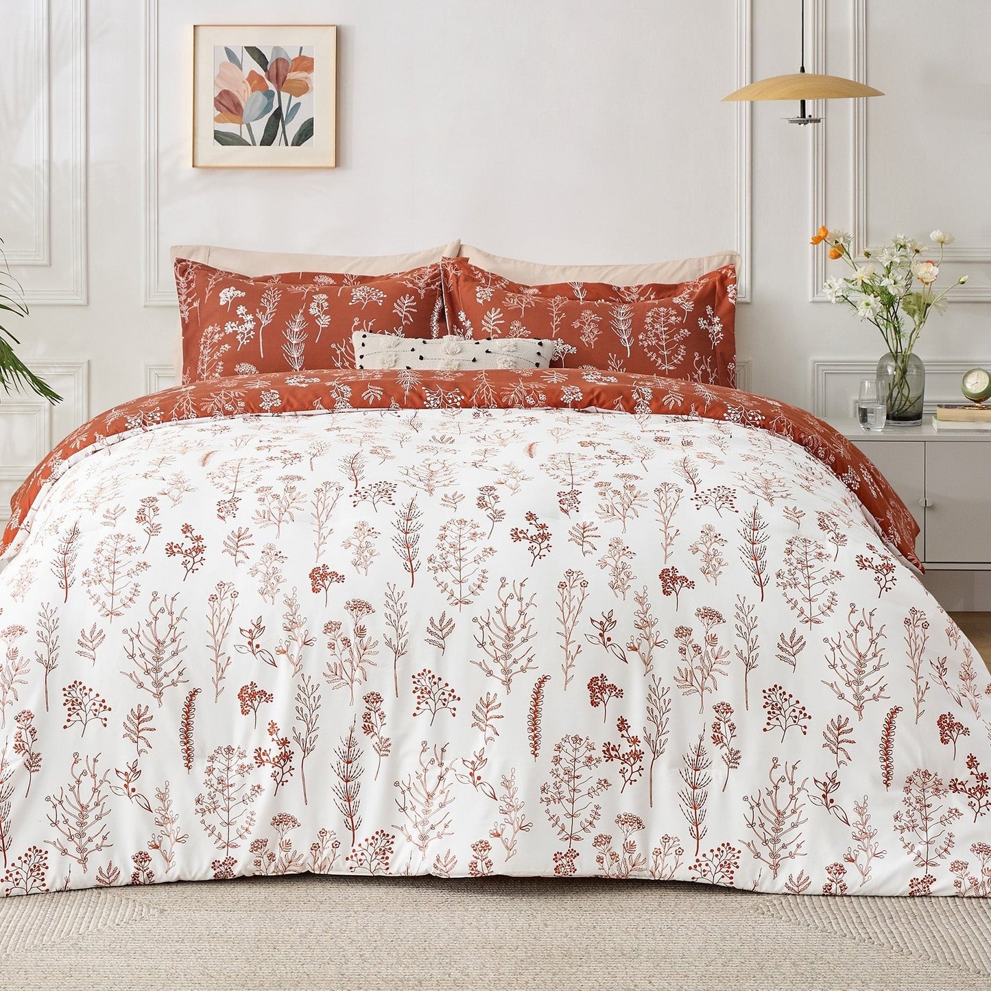 Floral Comforter Set