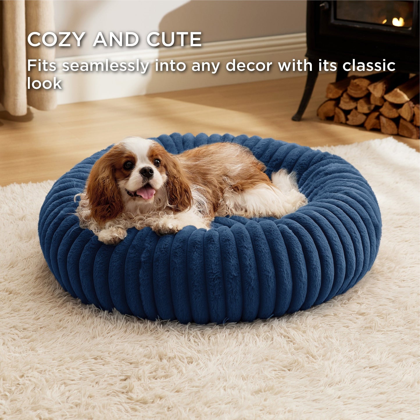 ComfyFleeceTM Donut Dog Bed