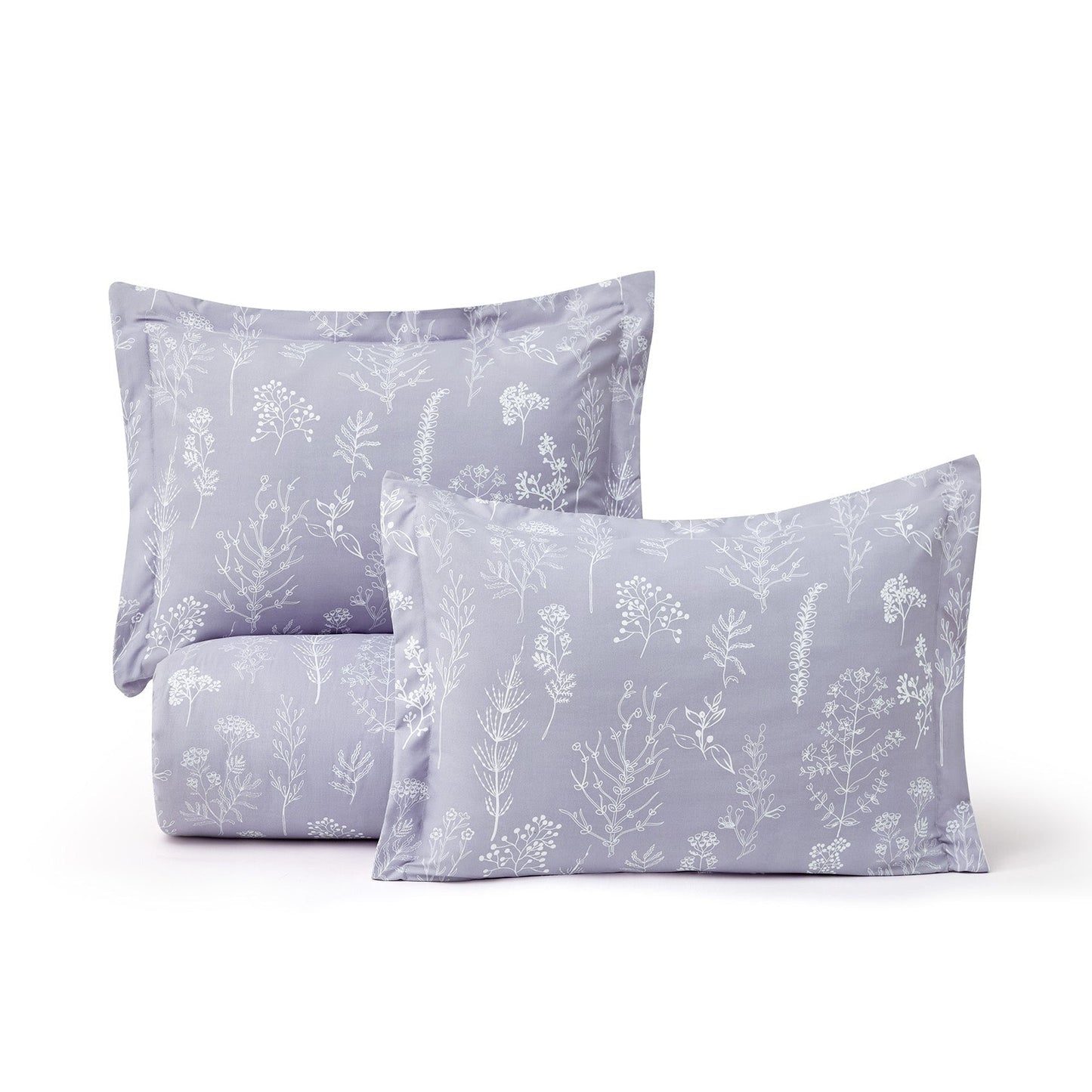 Reversible Floral Print Duvet Cover Set