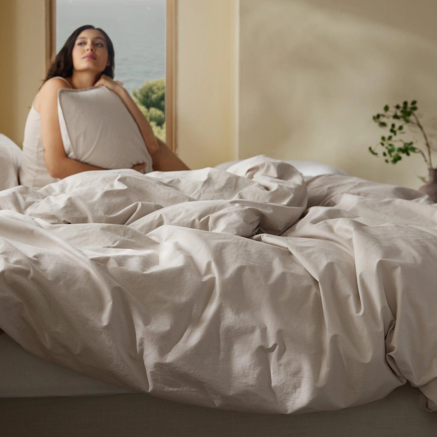 Slub Cotton Duvet Cover Set