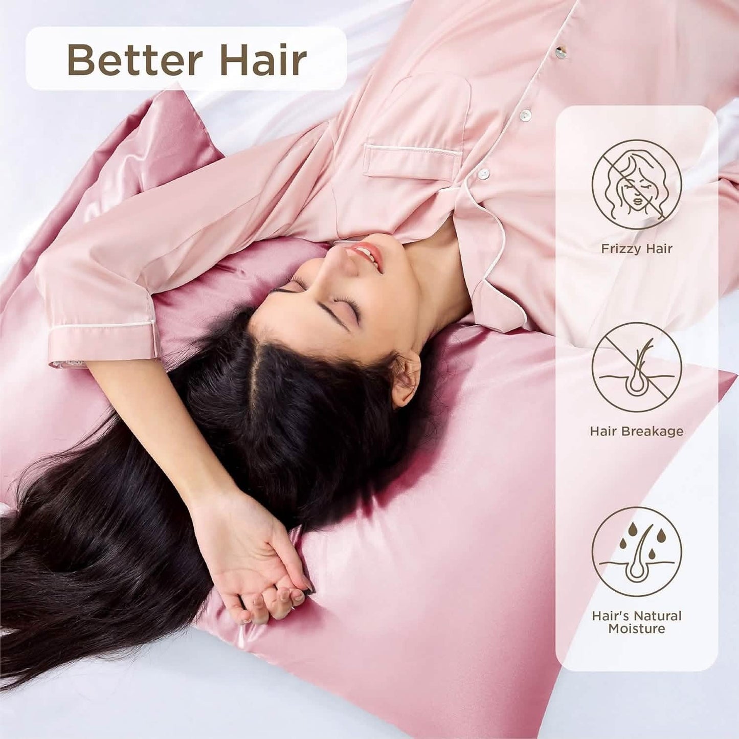 Satin Pillowcases 4 Packs