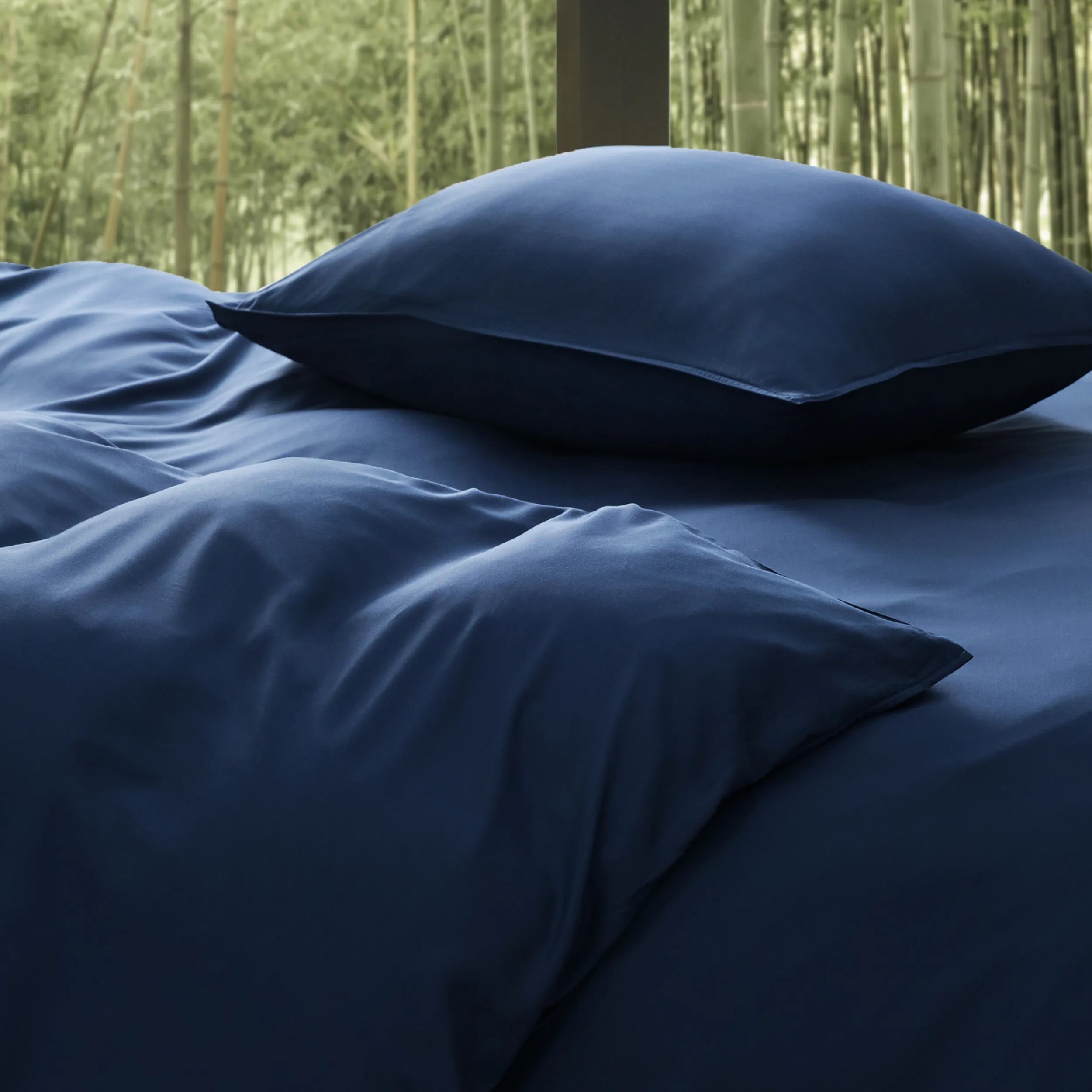 PureWovenTM Organically Grown Bamboo Viscose Duvet Cover Set