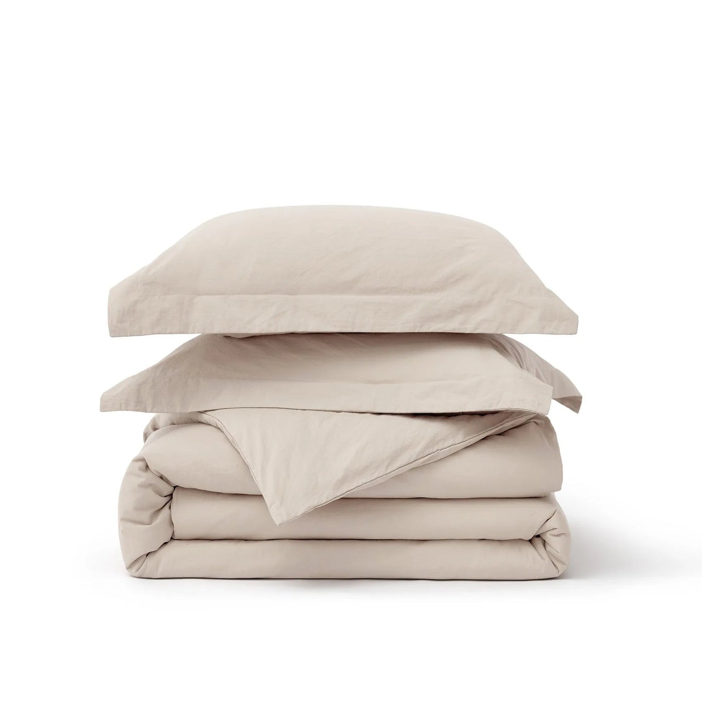 PureWovenTM Washed Cotton Duvet Cover Set