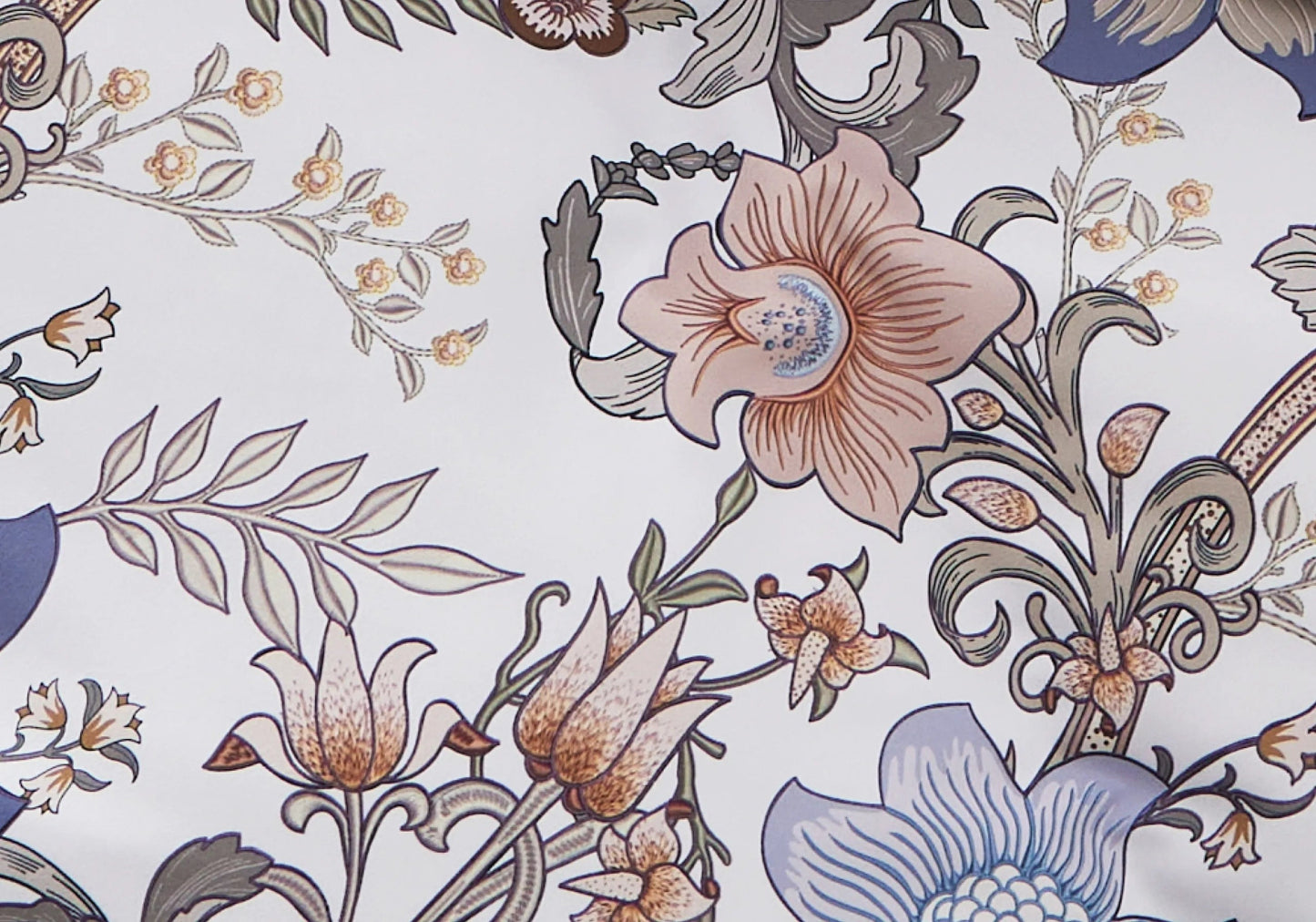 Reversible Floral Duvet Cover Set