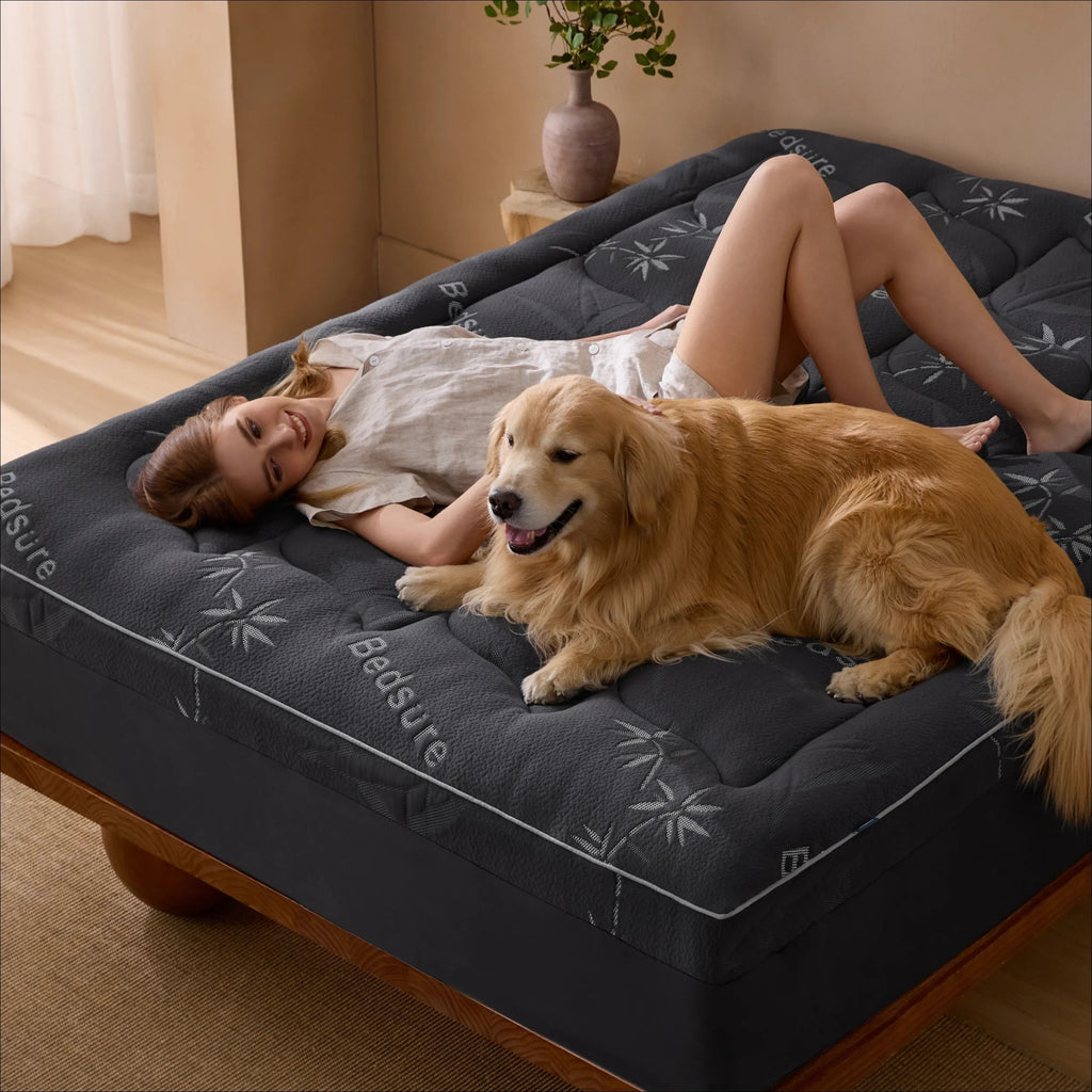 Rayon Derived From Bamboo Blend Mattress Topper