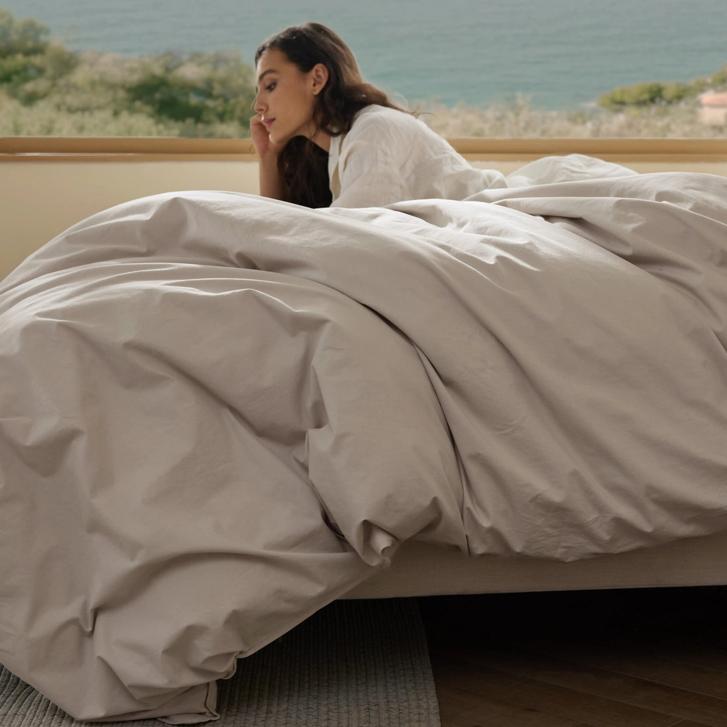 Slub Cotton Duvet Cover Set