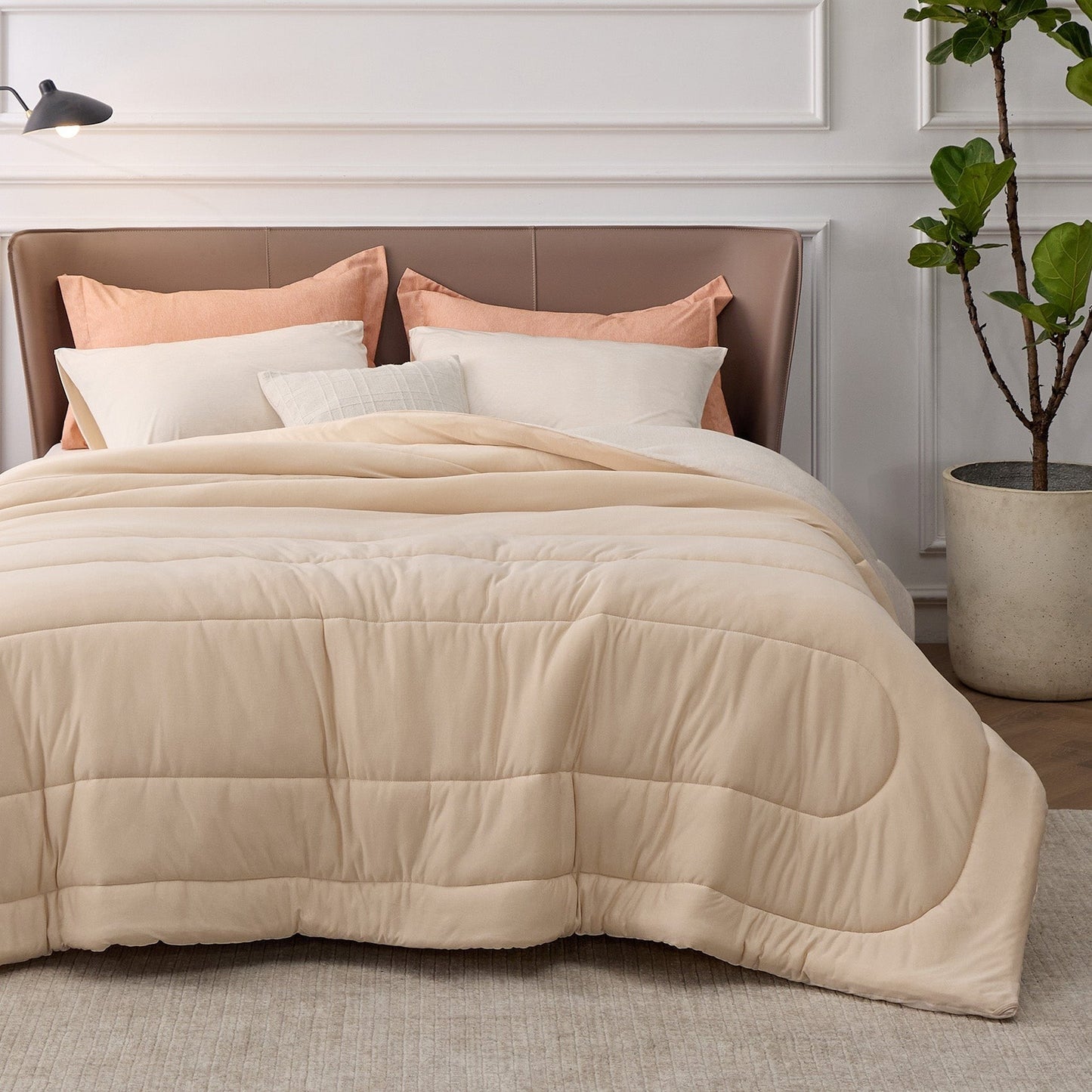 Reversible Warm and Cooling Comforter Set