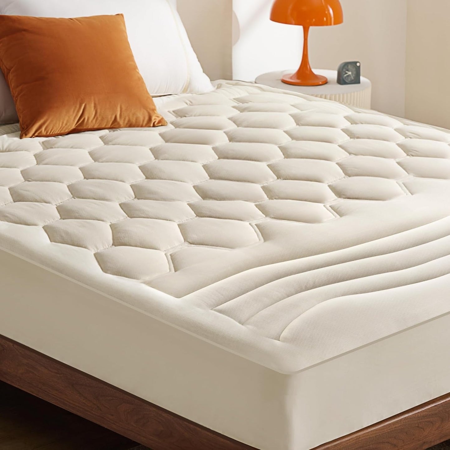 Three-Zone Quilted Mattress Pad