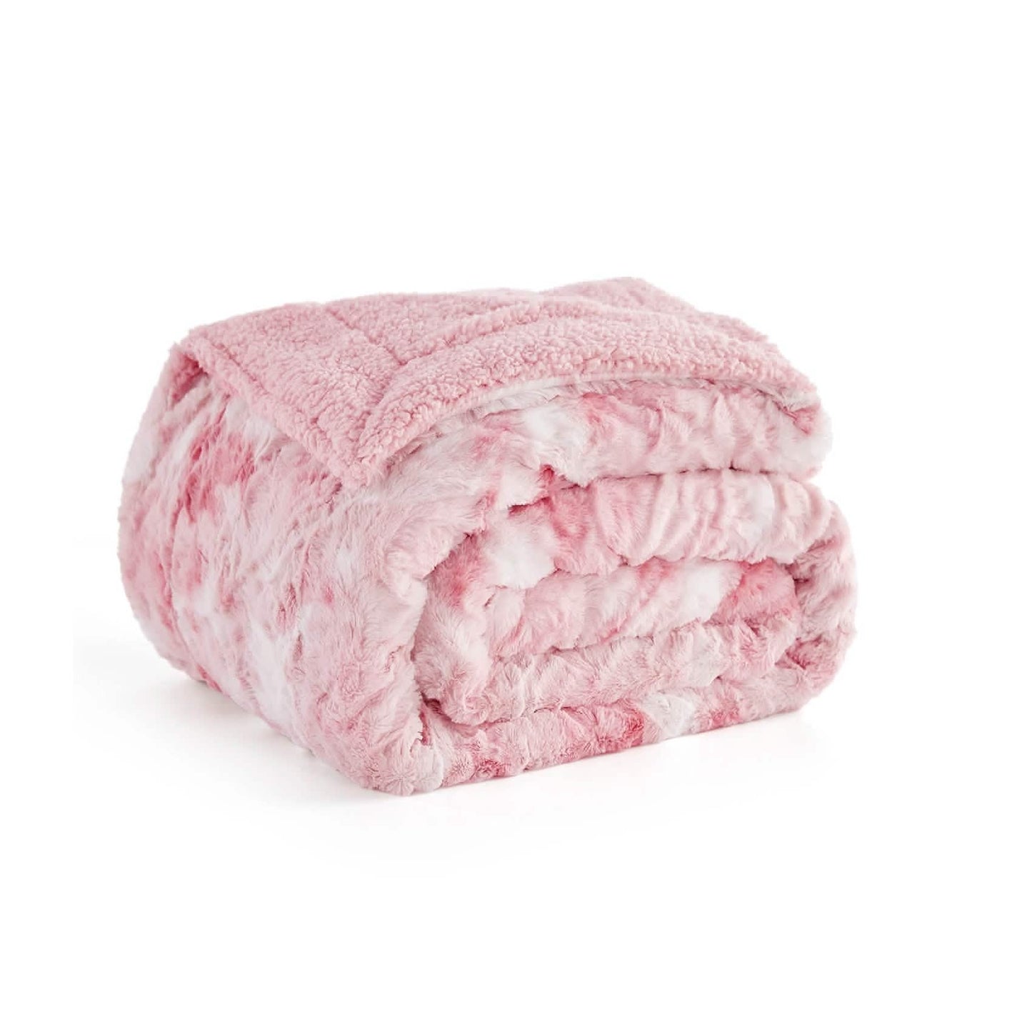 Faux Fur Sherpa Fleece Blanket