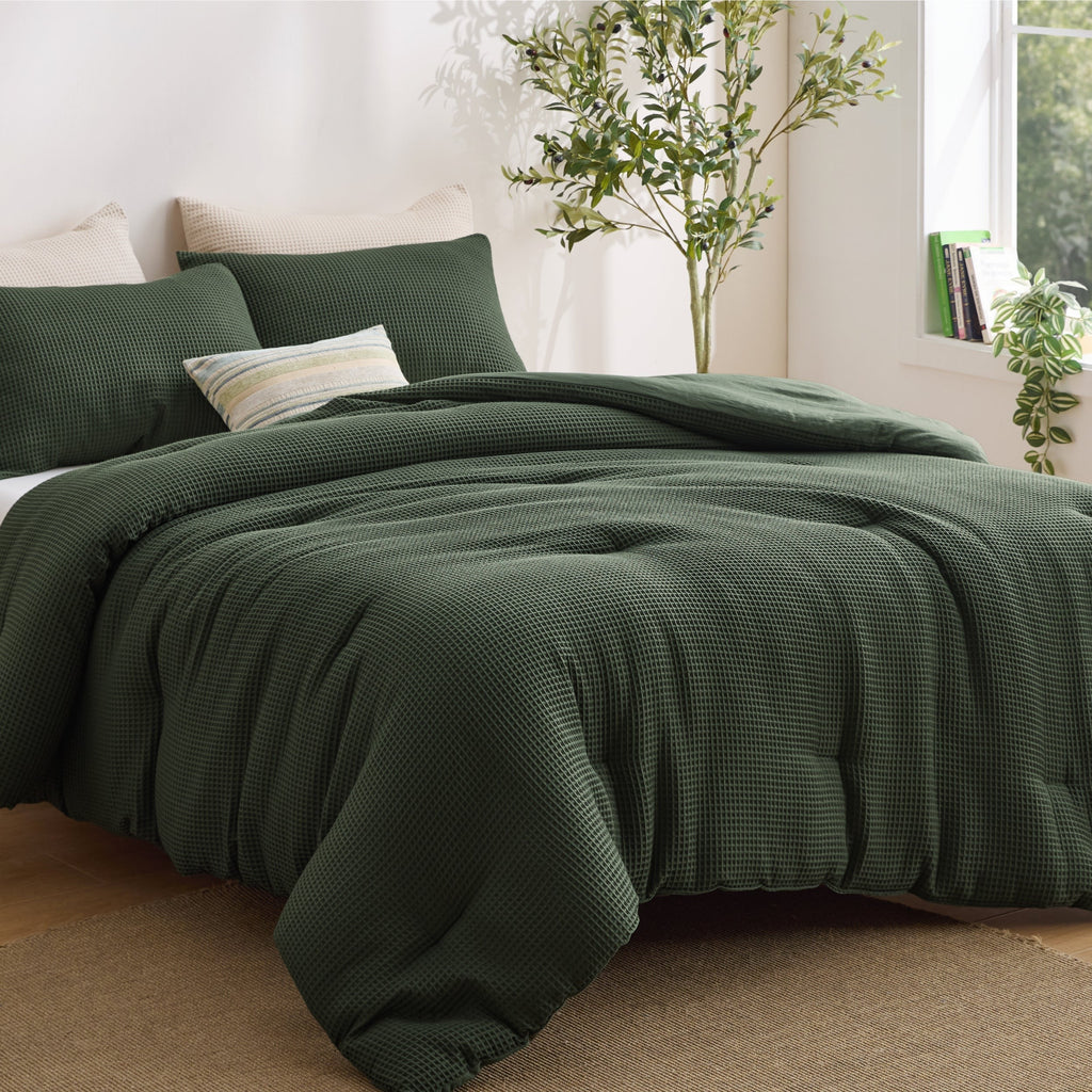 Classic Waffle Comforter Set