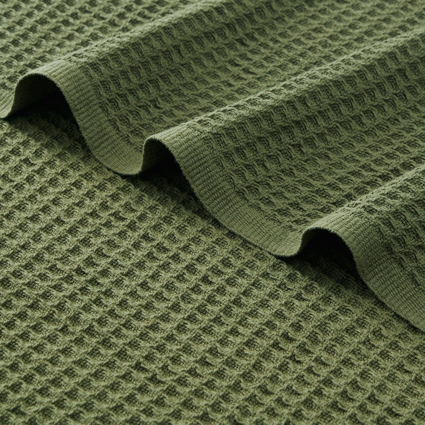 Cotton Waffle Weave Blanket