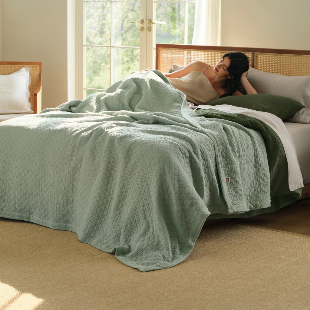 PureWovenTM 8-Layer Cotton Muslin Blanket