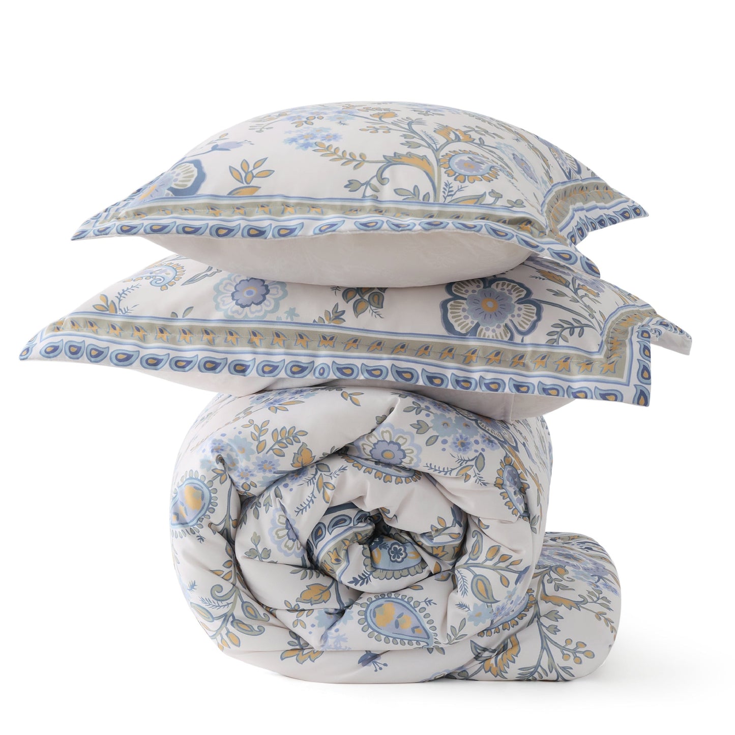 Retro Botanical Comforter Set