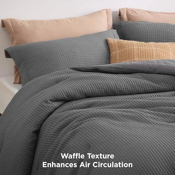 Classic Waffle Weave Comforter Set