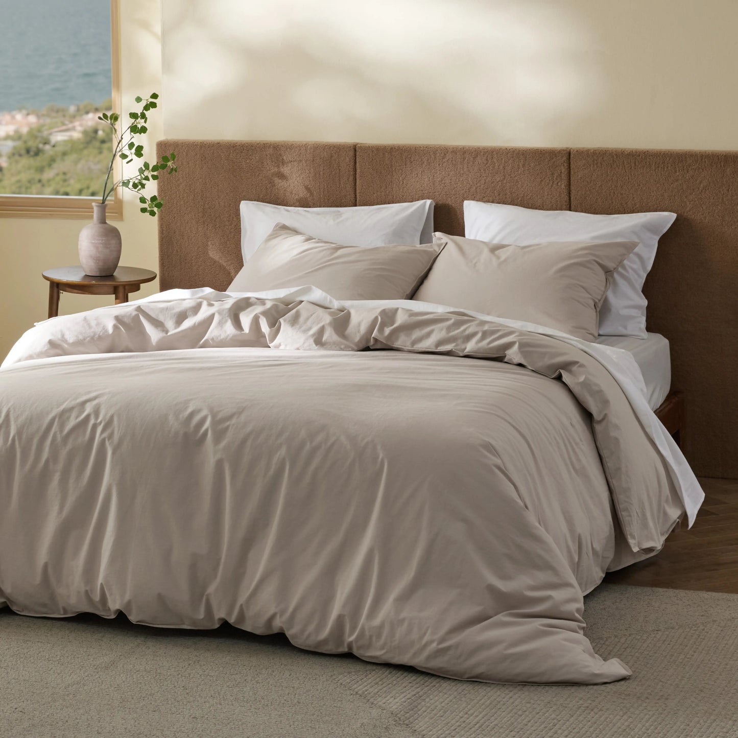 Slub Cotton Duvet Cover Set