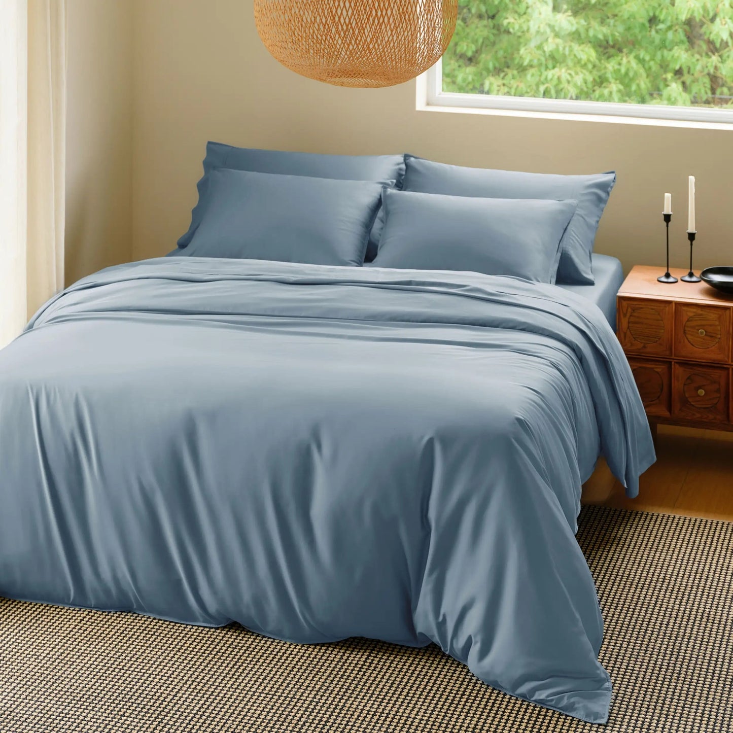 PureWovenTM Serene Blend Duvet Cover Set