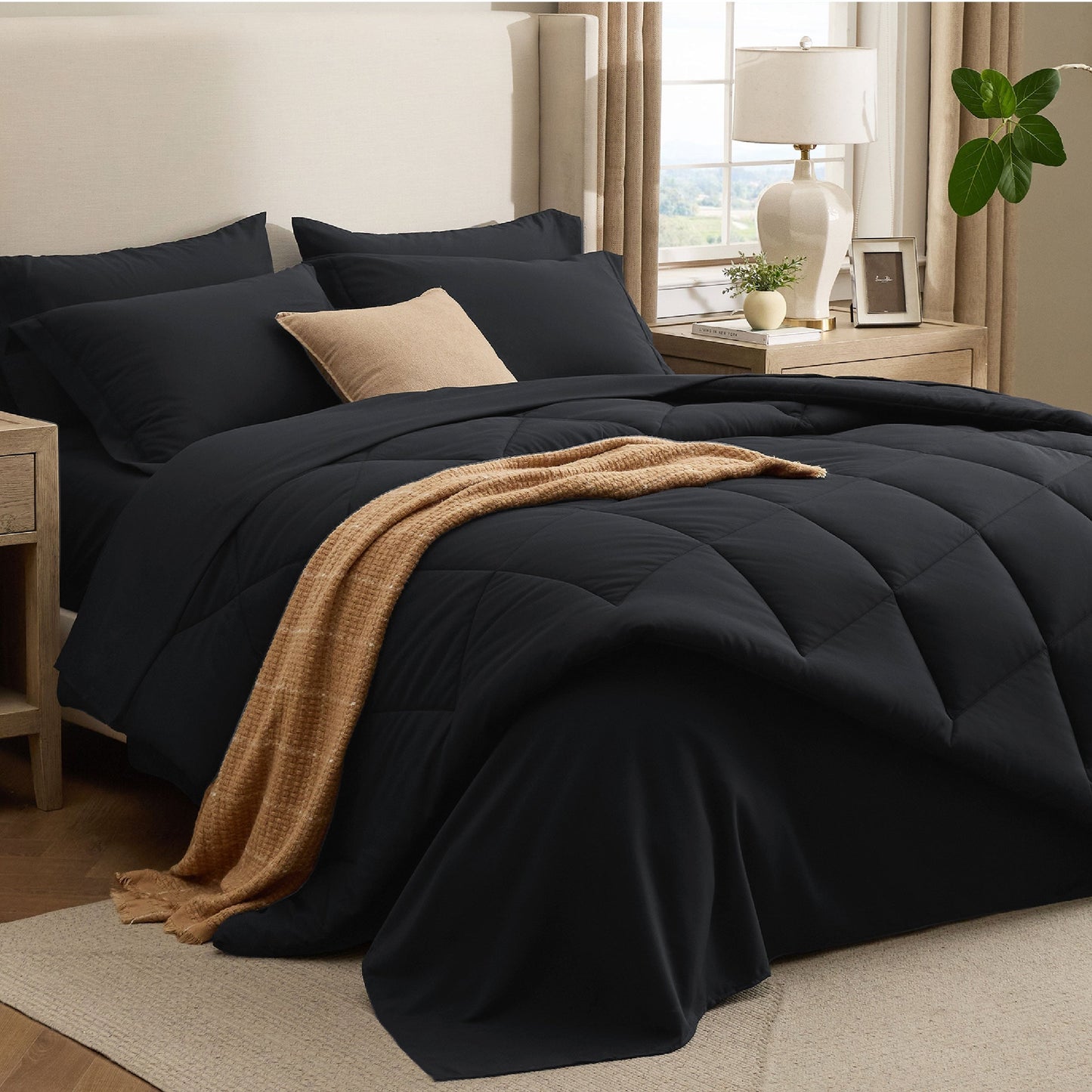 Diamond Quilted Bed-in-a-bag