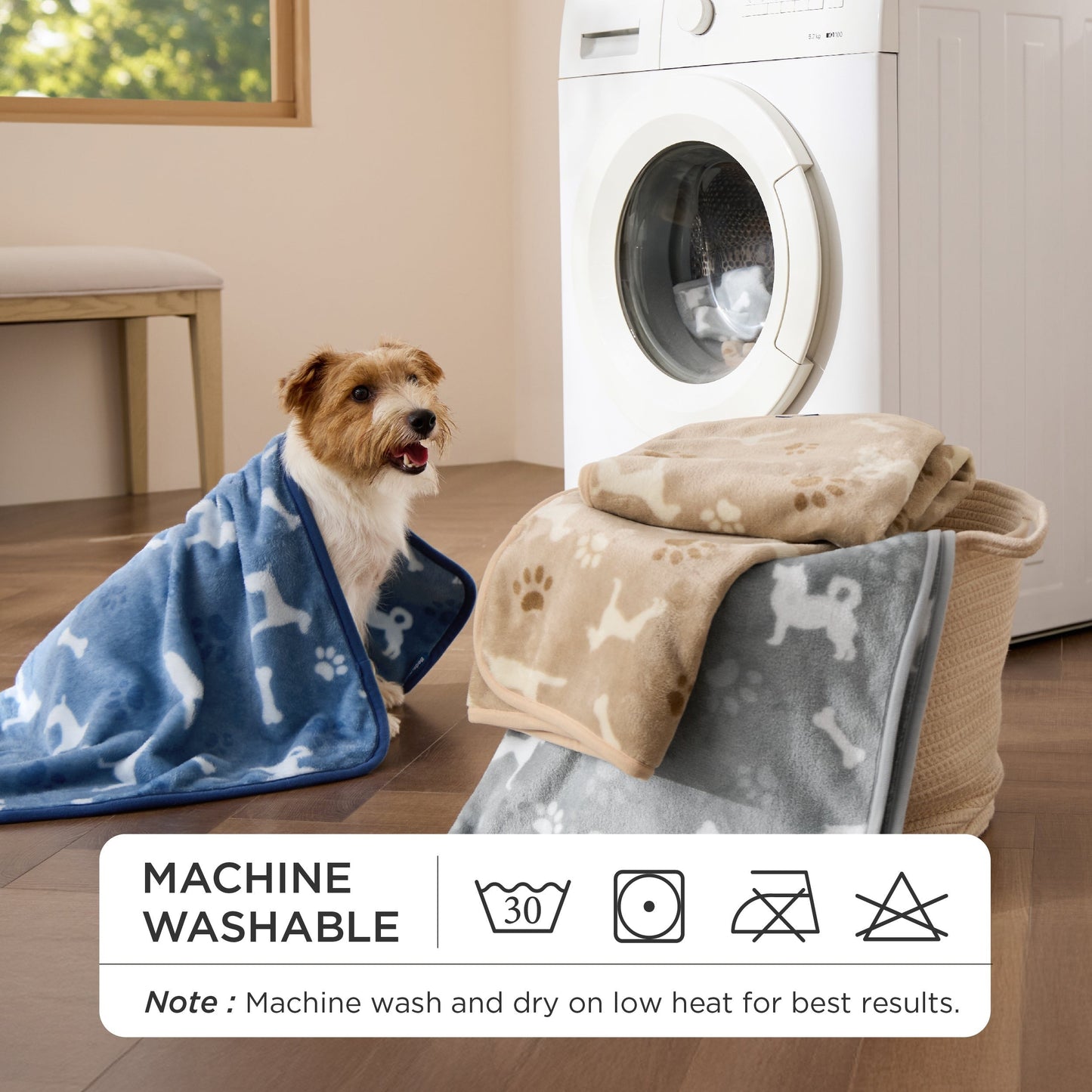 Pet Blankets Three-Pack