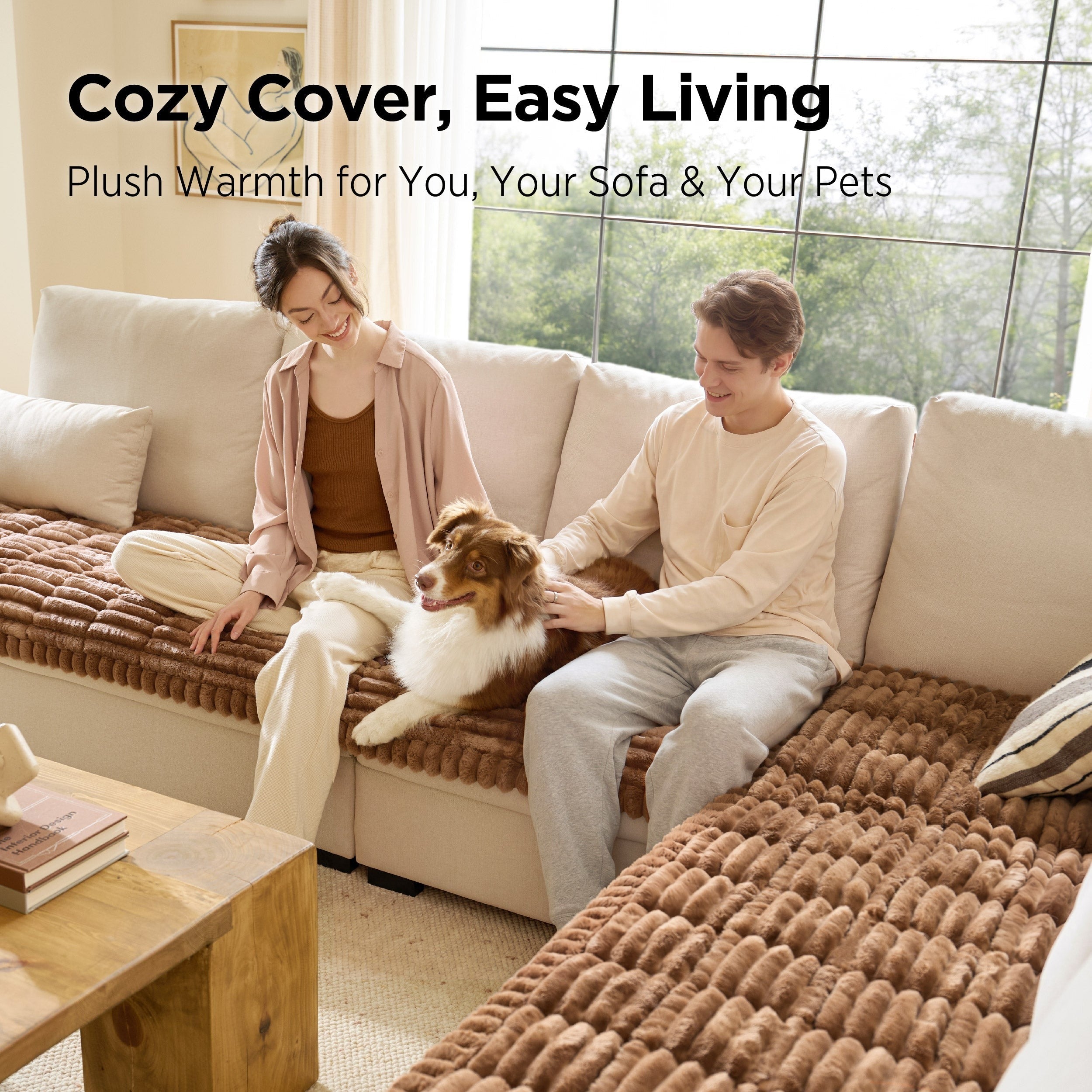 ComfyFleeceTM Pet Sofa Cover