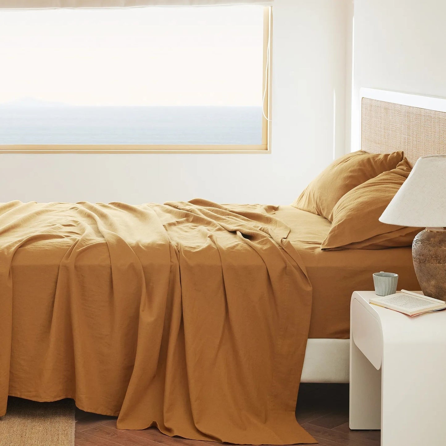 Cotton-Linen Blend Sheet Set