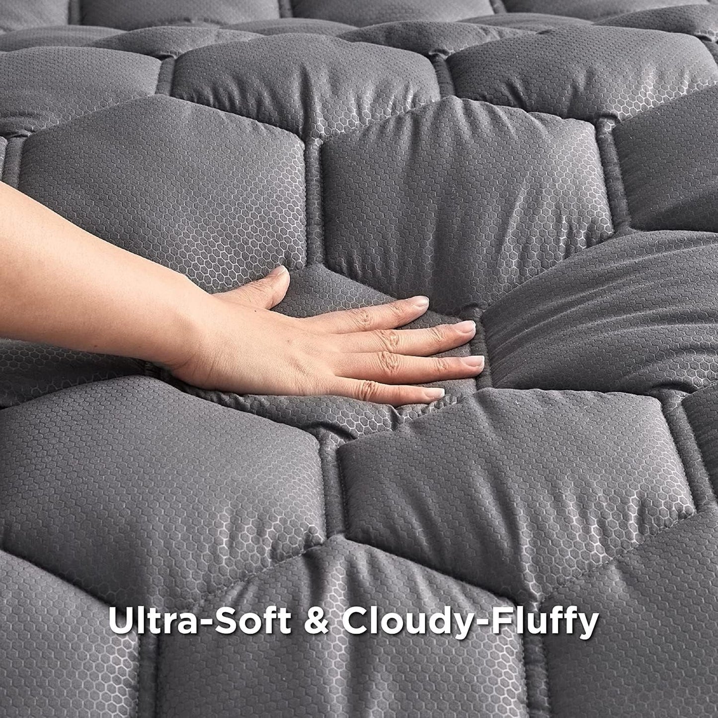 Three-Zone Quilted Mattress Pad