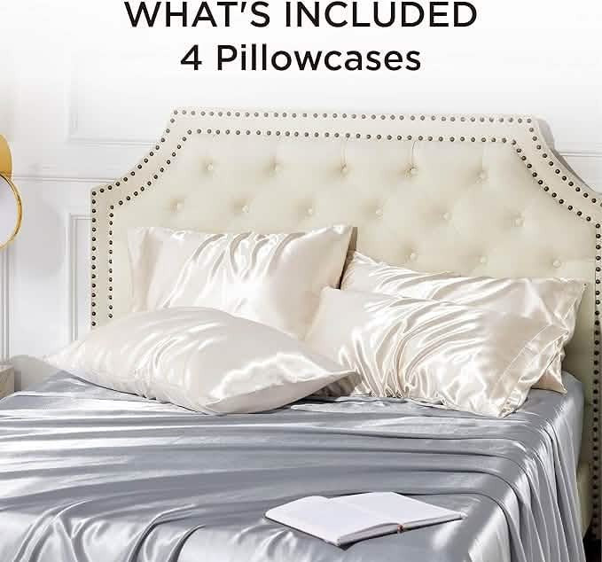 Satin Pillowcases 4 Packs